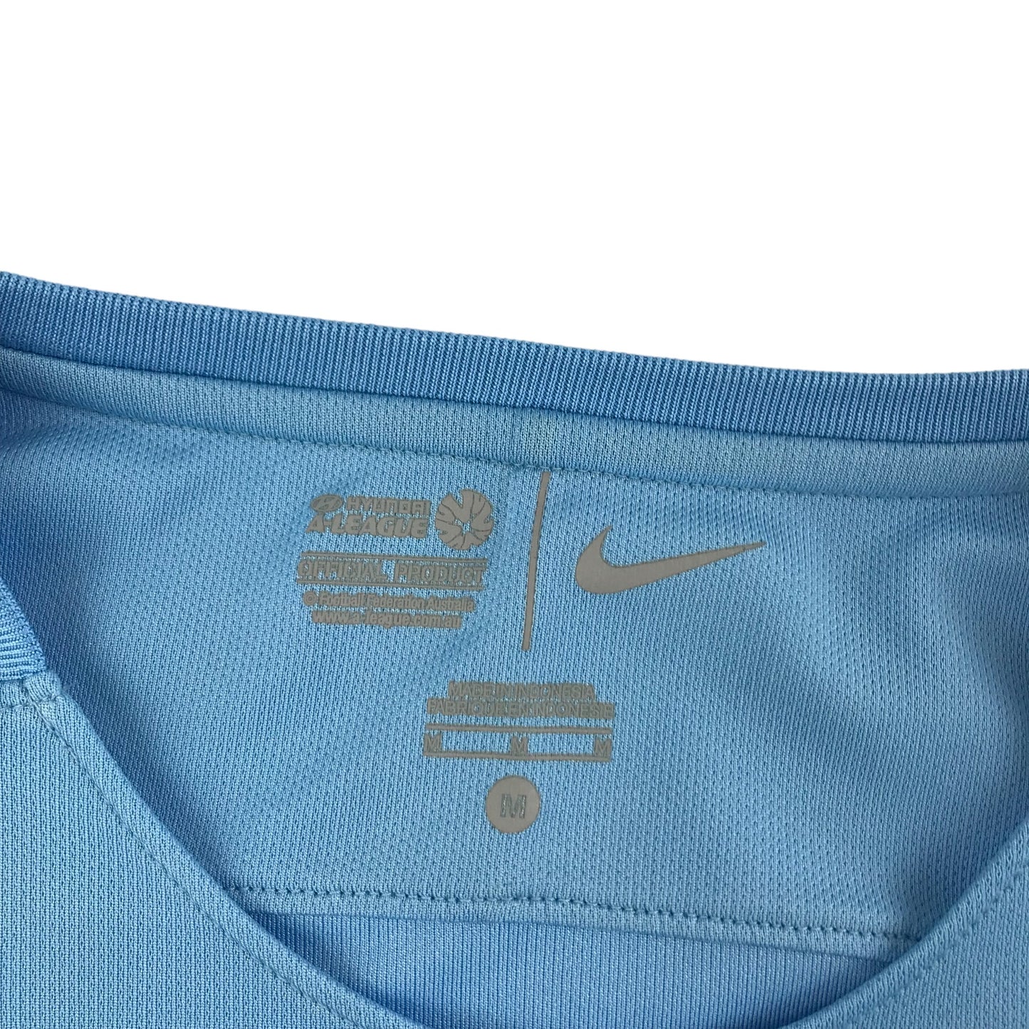 Nike Melbourne City FC 18/19 Home Football Top Size M Light Blue Short Sleeve
