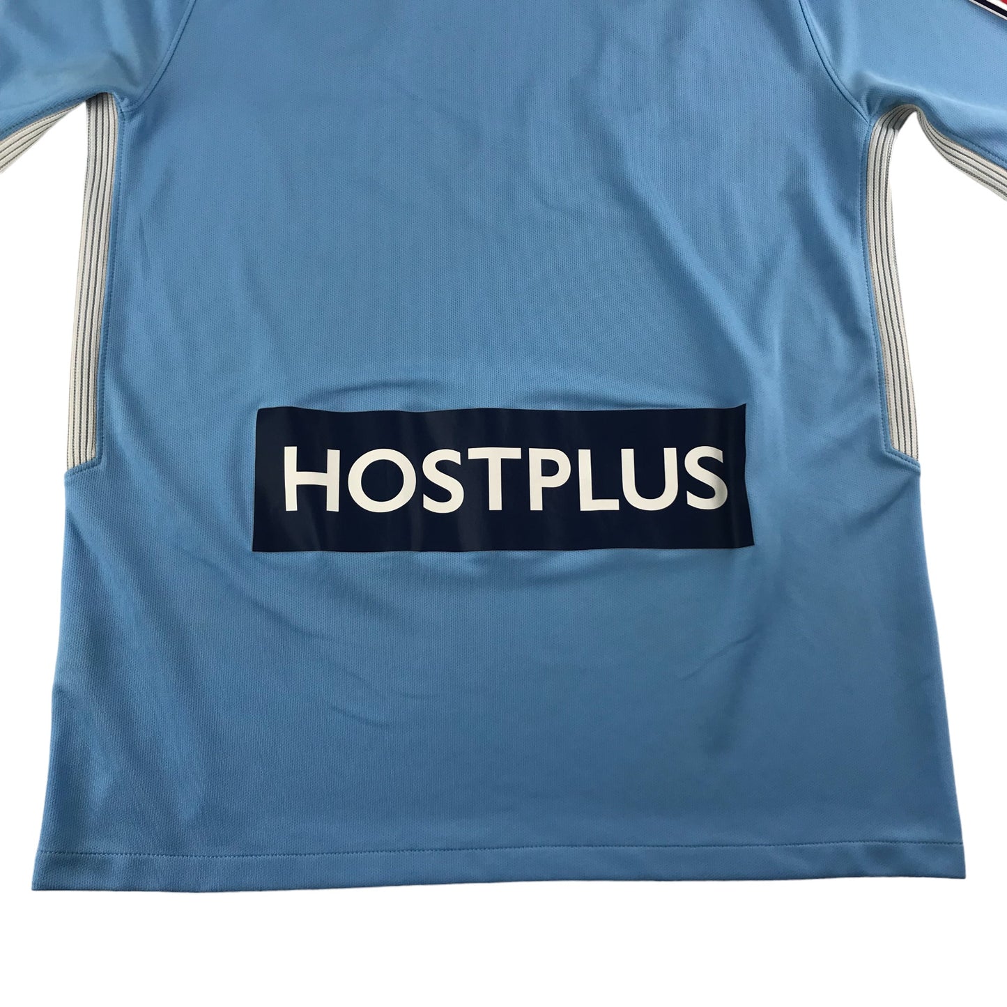 Nike Melbourne City FC 18/19 Home Football Top Size M Light Blue Short Sleeve