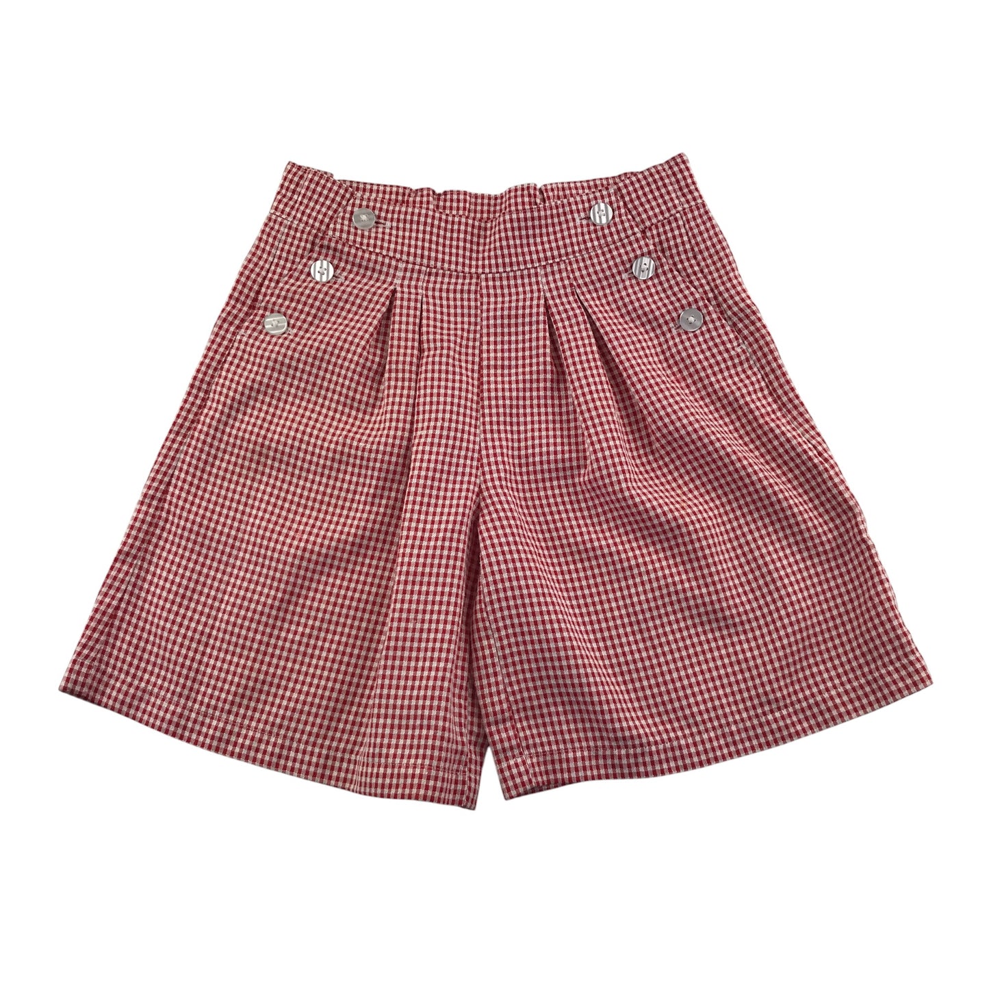 School Summer Gingham Shorts
