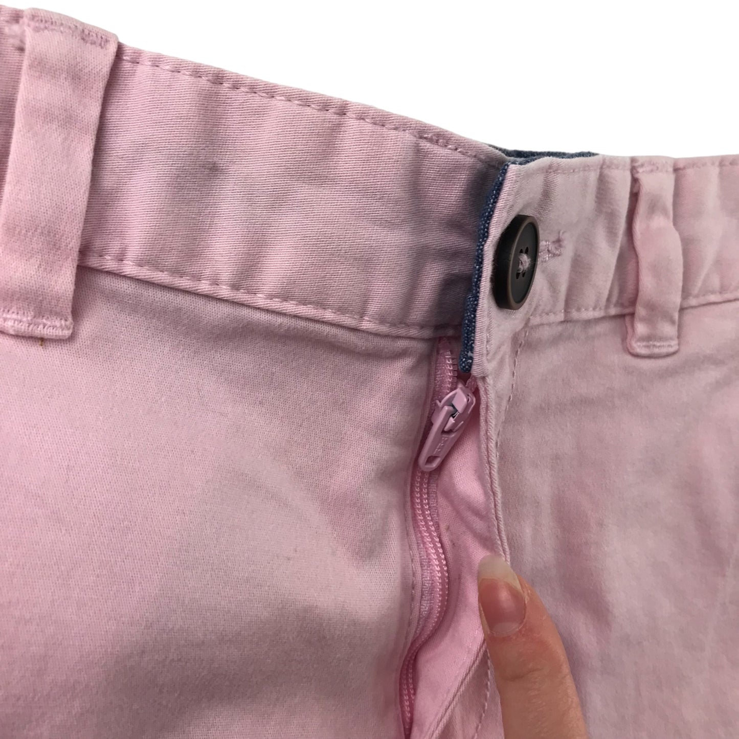 F&F Shorts Age 9 Light Pink Plain Chino Style