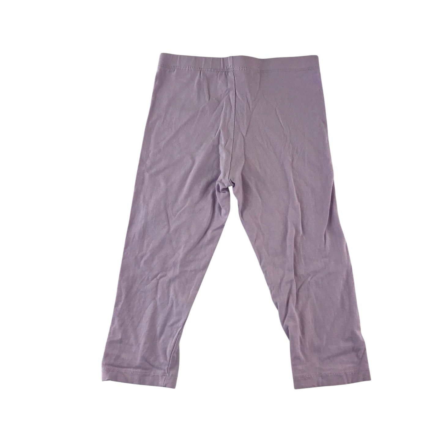 H&M leggings 5-6 years lilac plain cropped
