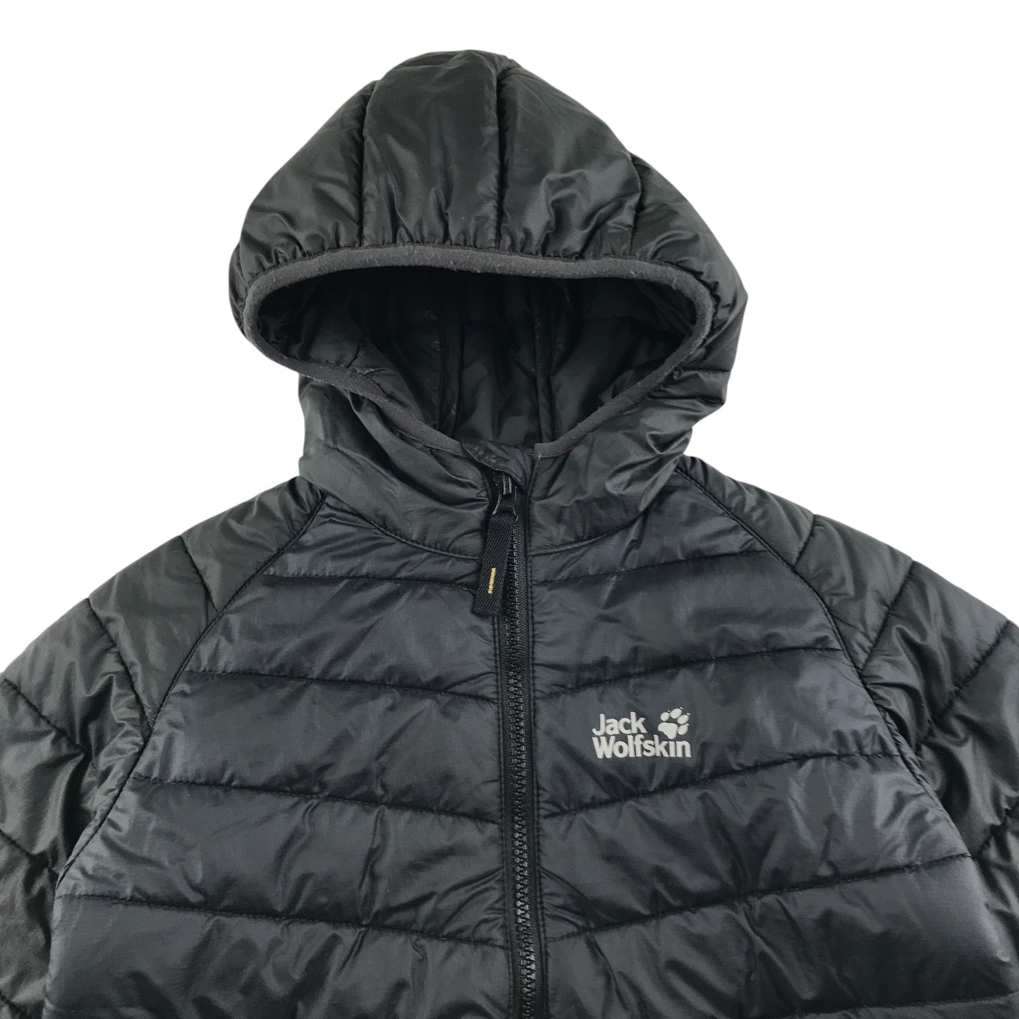 Jack Wolfskin jacket 7-8 years black warm lining puffer waterproof