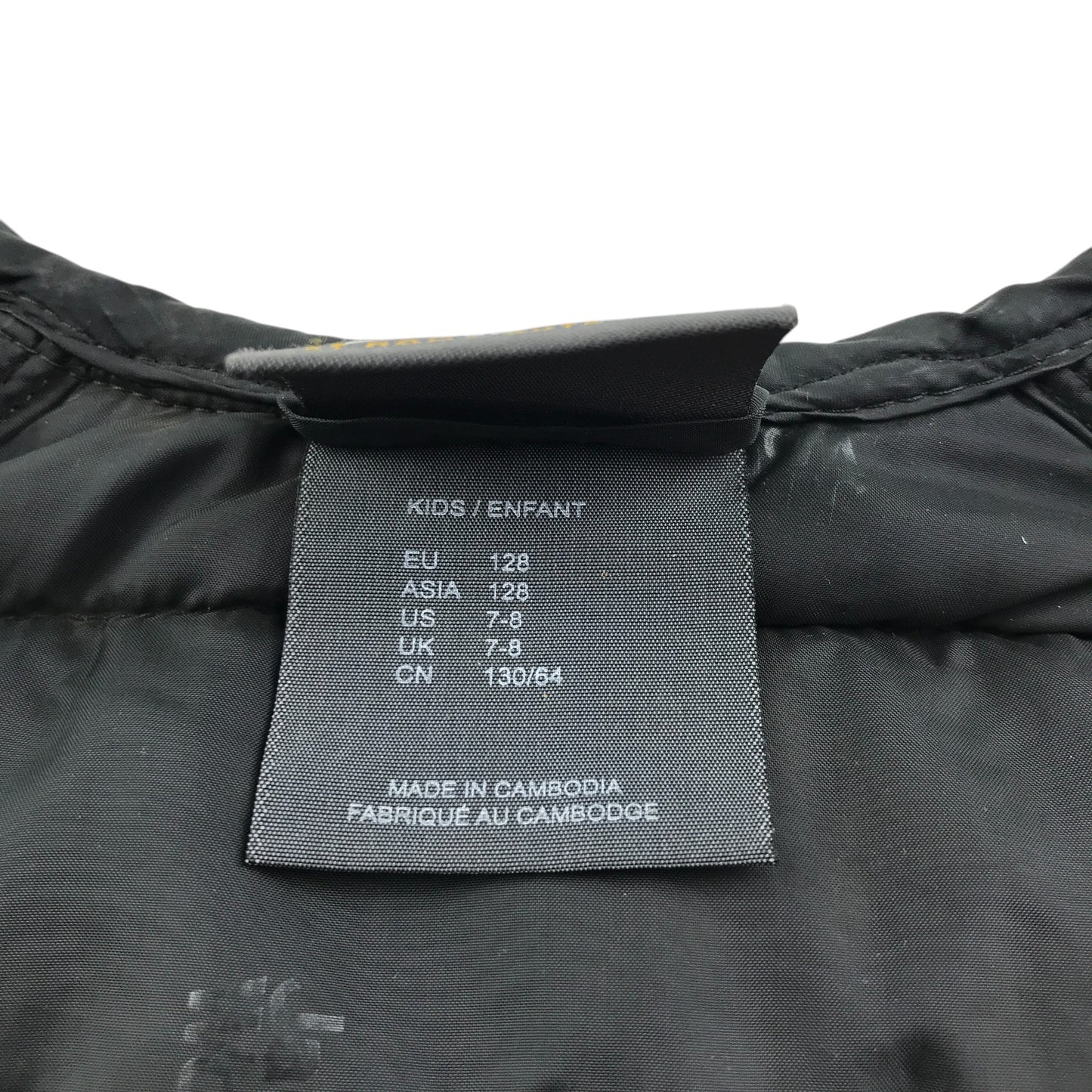 Jack Wolfskin jacket 7-8 years black warm lining puffer waterproof