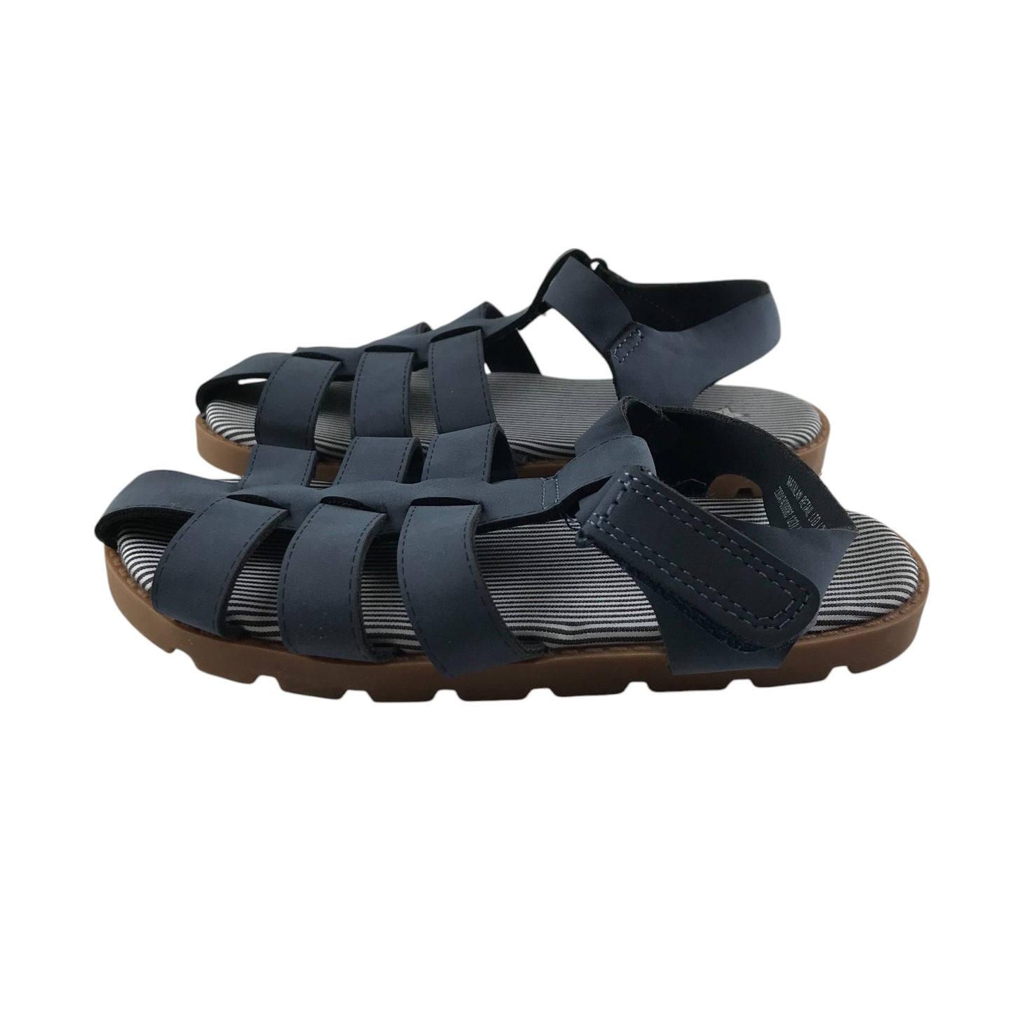 Matalan sandals shoe size 12 junior blue straps gripped soles