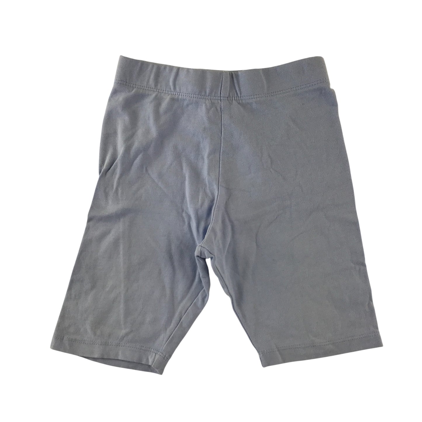 Nutmeg leggings 7-8 years blue plain cropped
