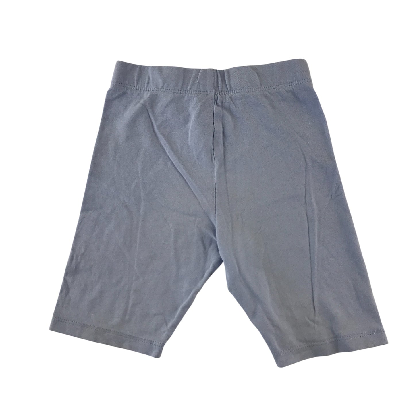 Nutmeg leggings 7-8 years blue plain cropped