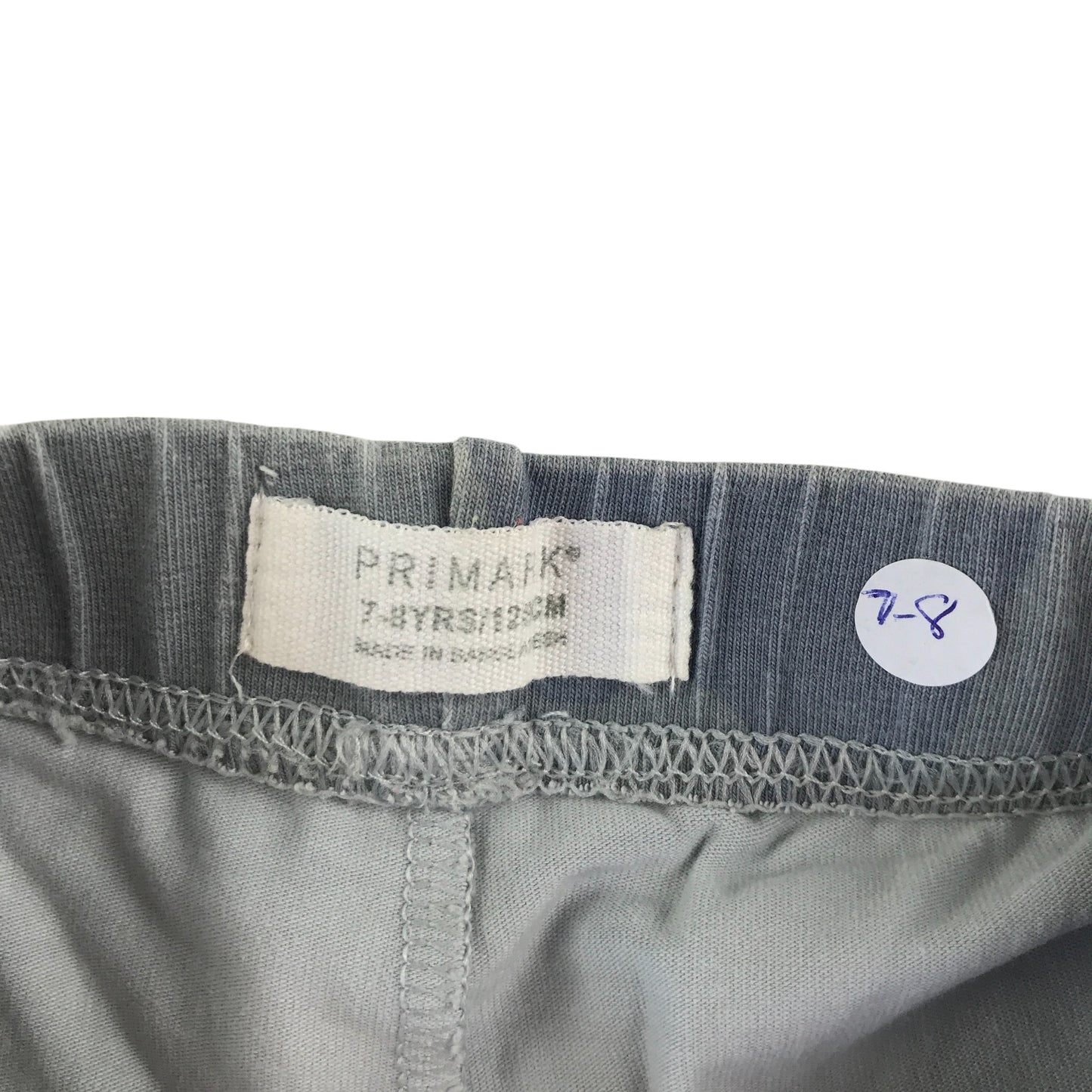 Primark leggings 7-8 years grey camo cropped