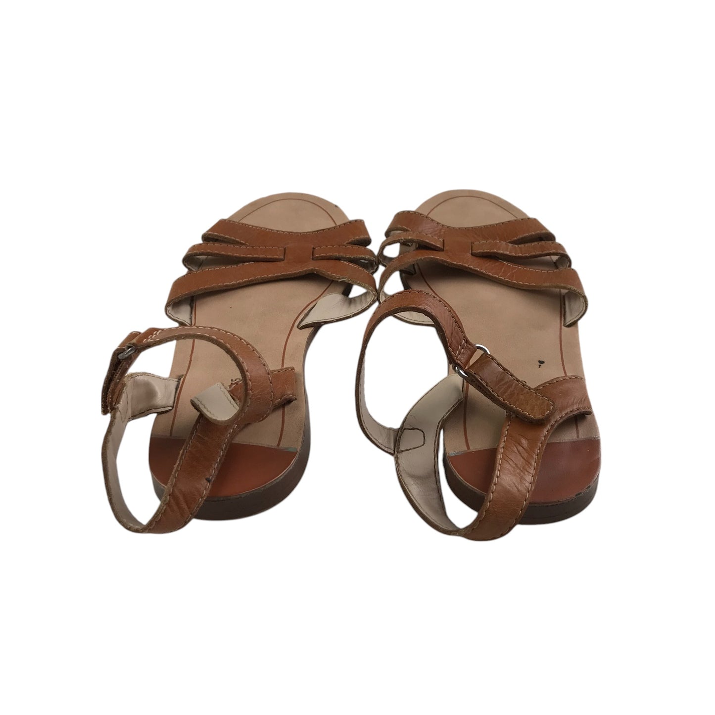 Zara sandal shoe size 3 brown straps and sole