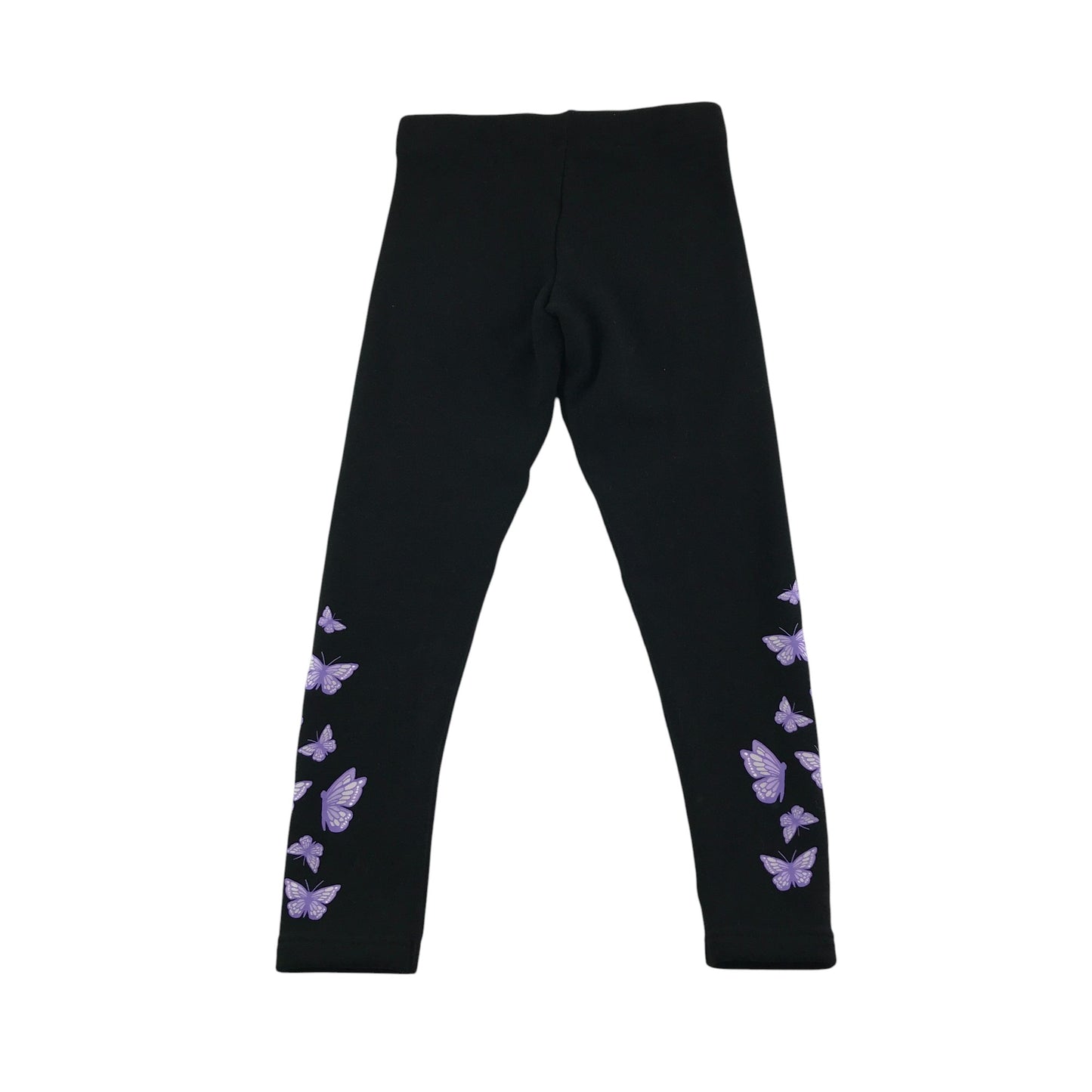 Primark Jogger 7-8 years black with butterfly print jersey material