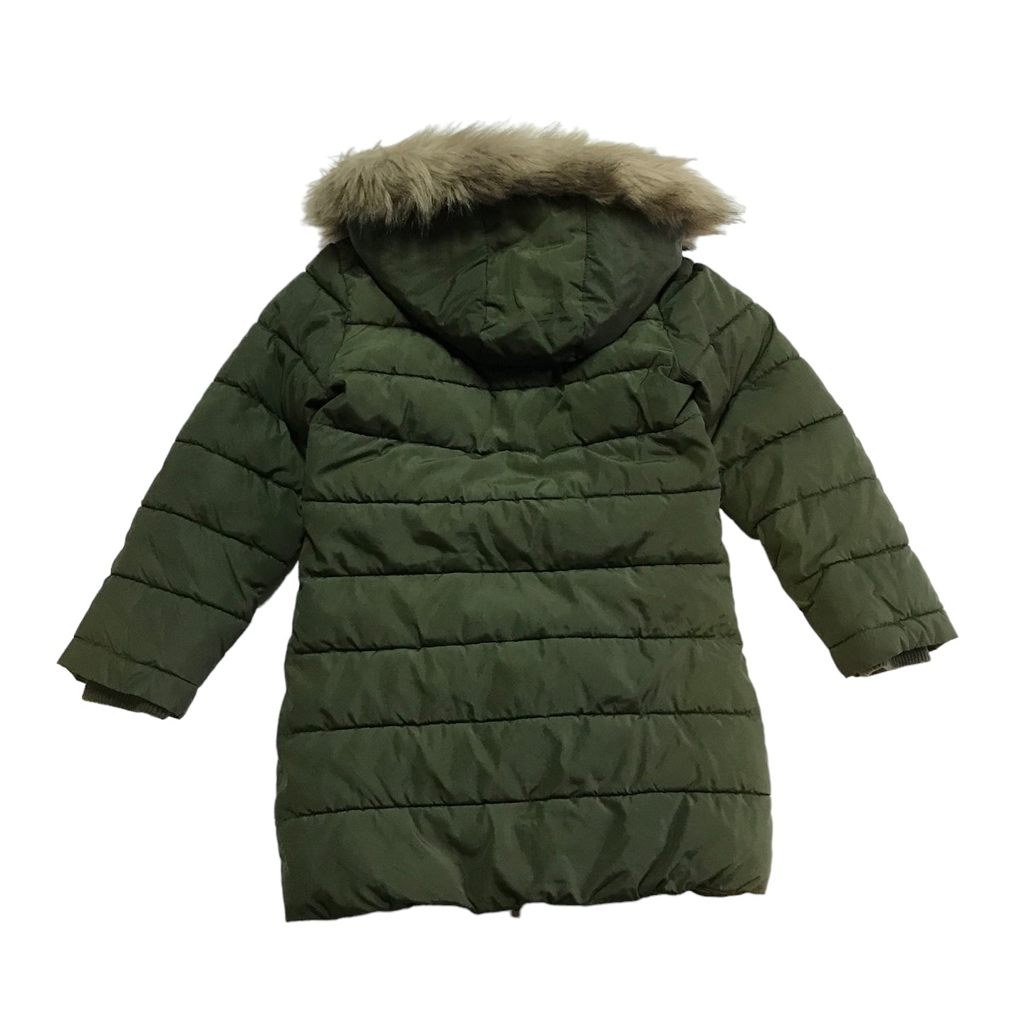 Mountain Warehouse Jacket Age 7 Khaki Green Water resistant Parka
