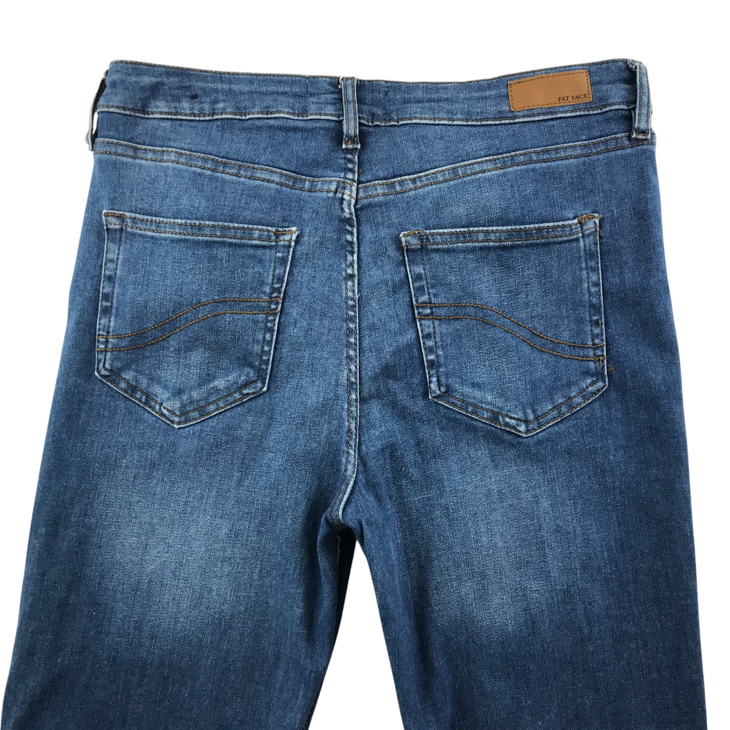 Fat Face jeans women's size M blue denim brooke bootcut