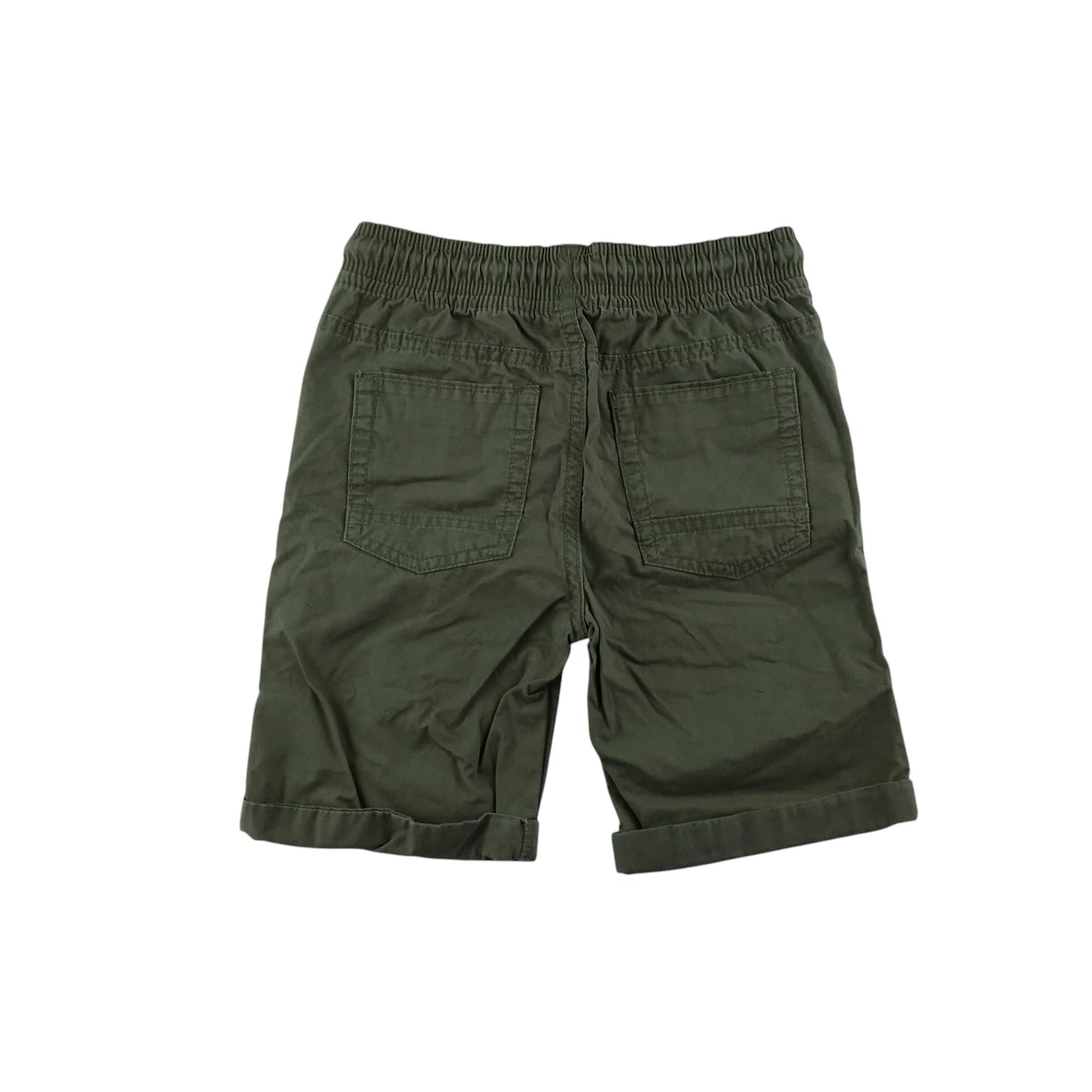 Tu shorts 5-6 years khaki green plain cotton