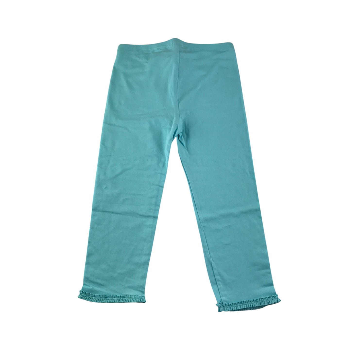 H&M leggings 9-10 years light blue plain with ankle detail