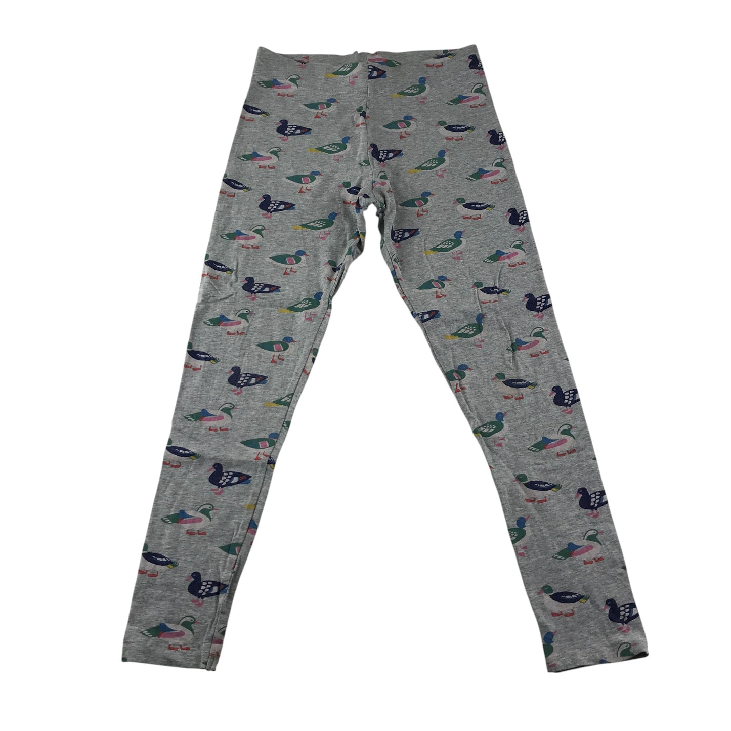 Boden leggings 11-12 years grey duck graphic print