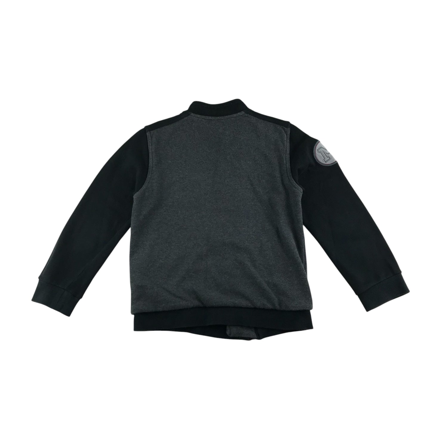 Disney sweater 9-10 years grey Mickey Mouse with full zipper cotton