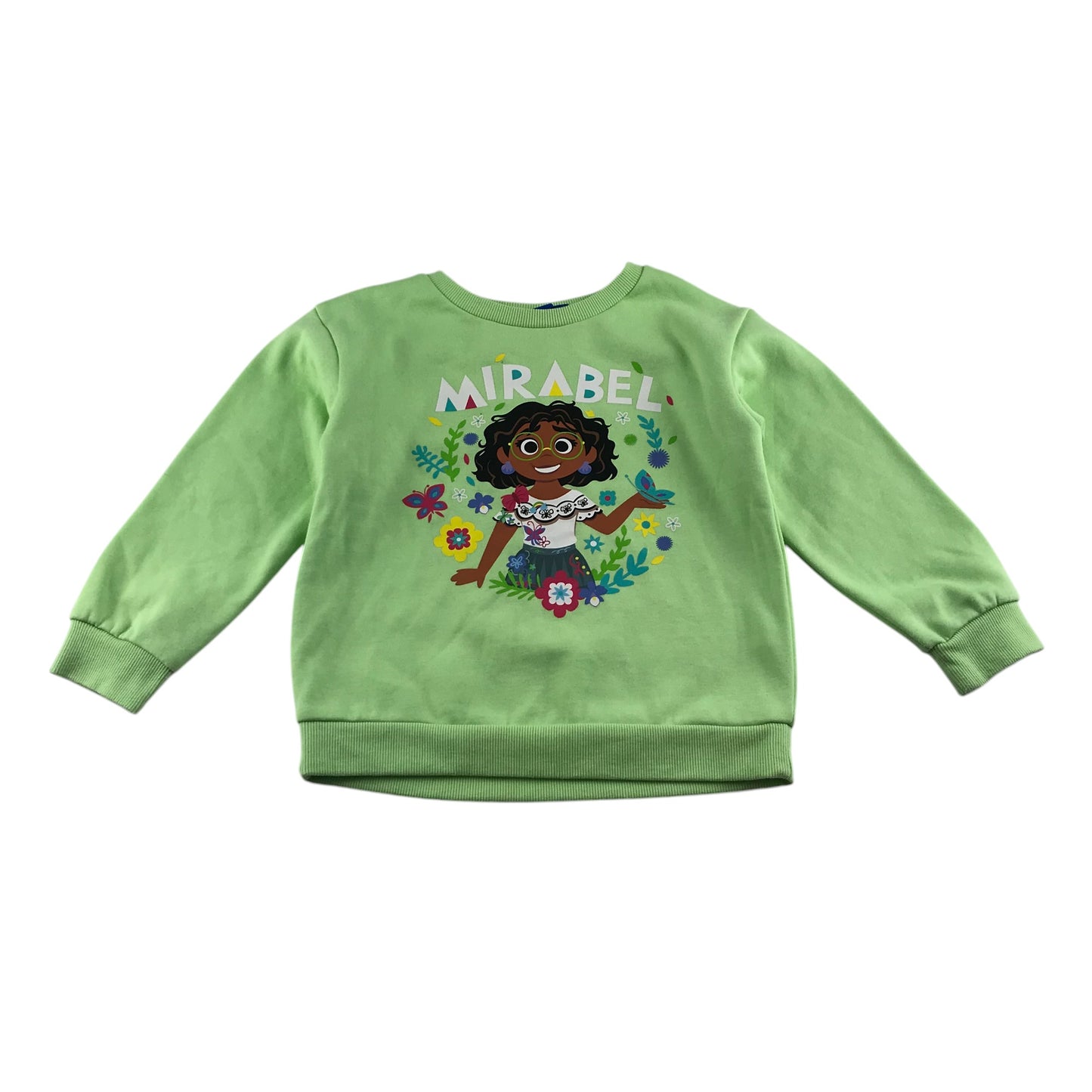 Primark sweater 5-6 years green Disney Encanto Mirabel