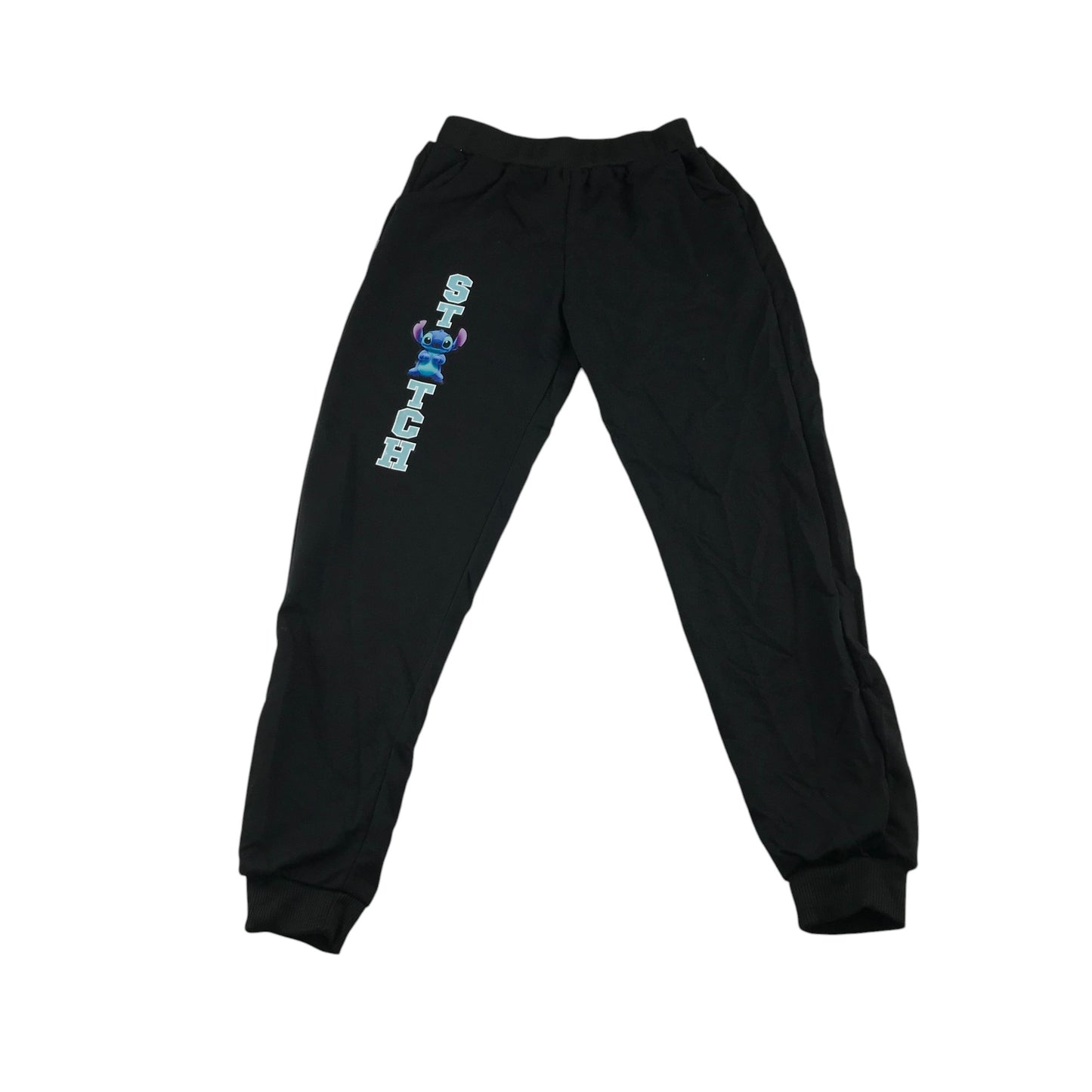 Lilo & Stitch hoodie and joggers set 9-10 years black and pink