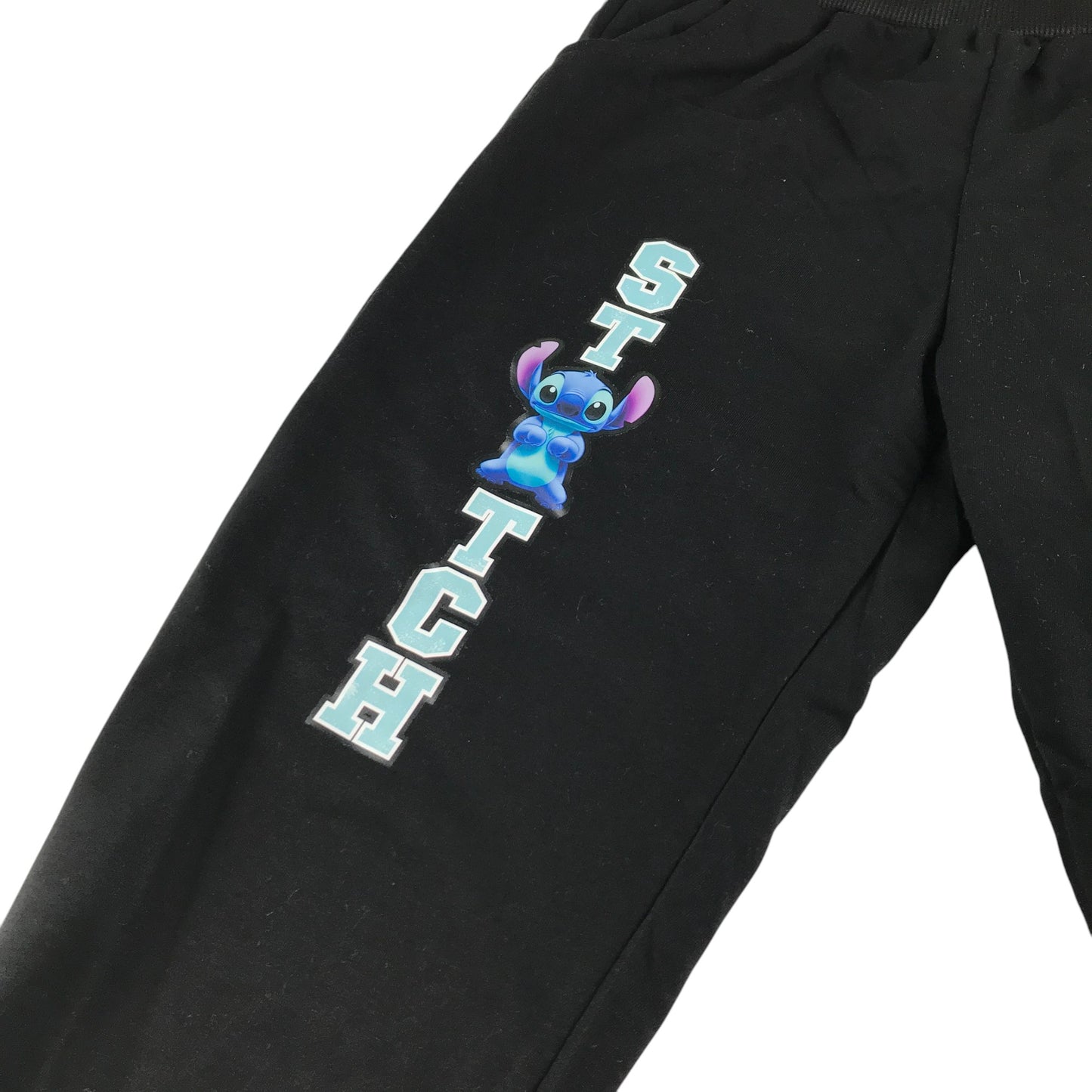Lilo & Stitch hoodie and joggers set 9-10 years black and pink