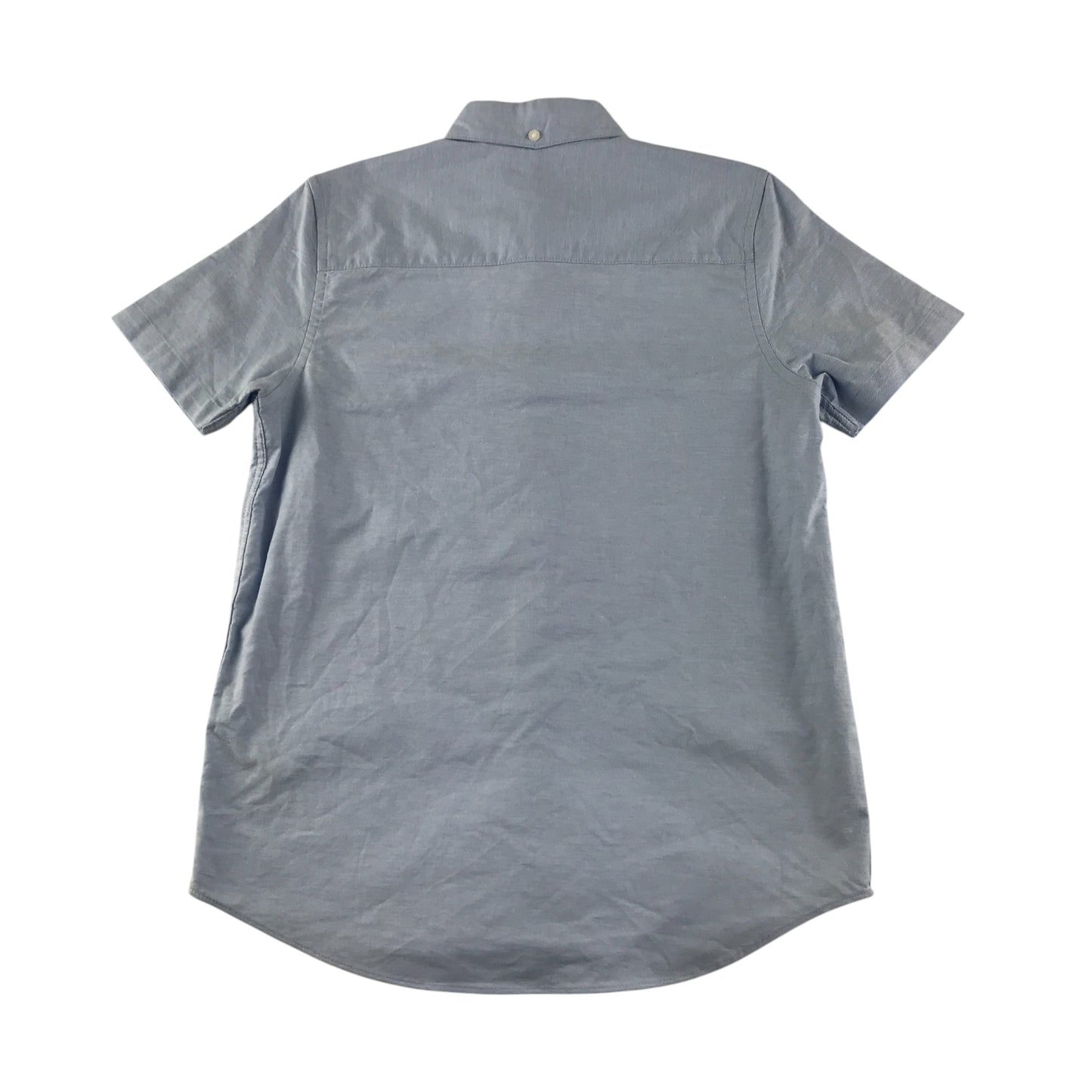 Next shirt 10-11 years blue button up with logo