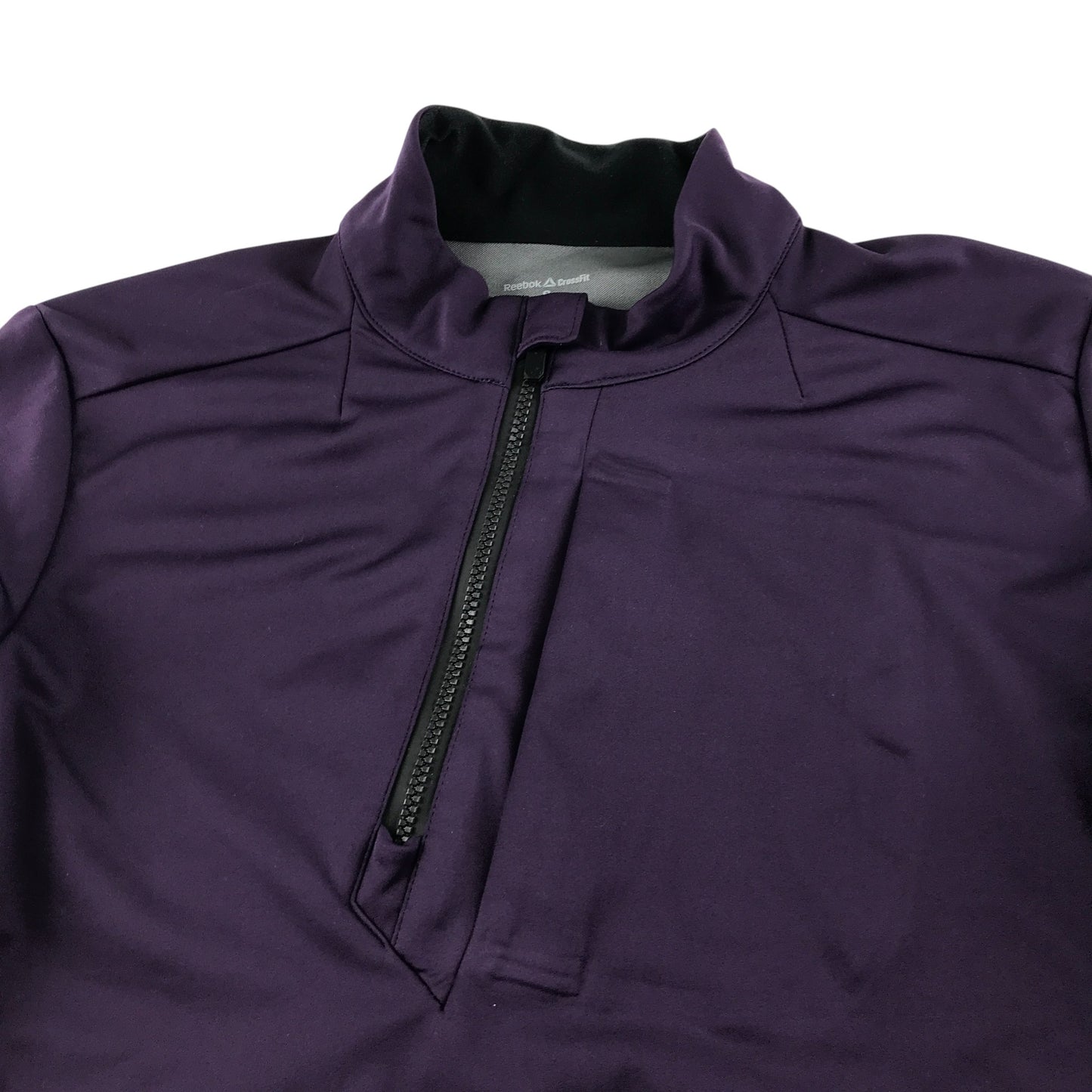 Reebok sport sweater women's S purple CrossFit quarter zipper