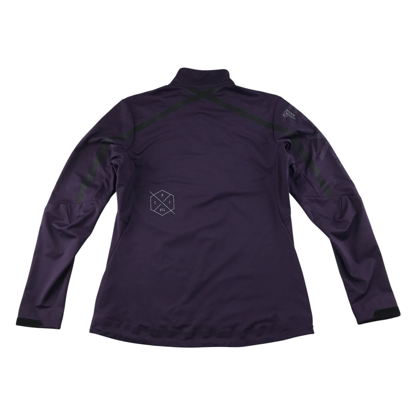 Reebok sport sweater women's S purple CrossFit quarter zipper