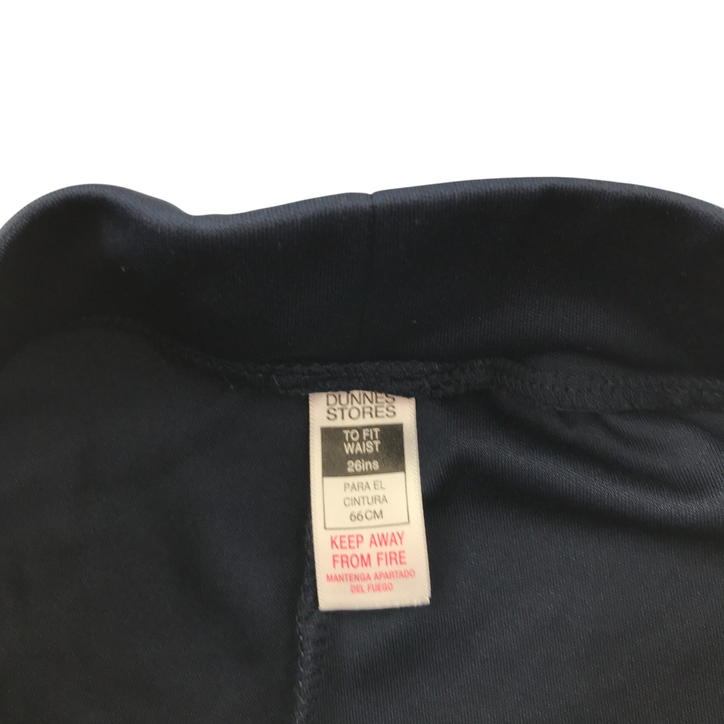 Dunnes Stores sport shorts 26inch waist navy with green detailing Ireland logo