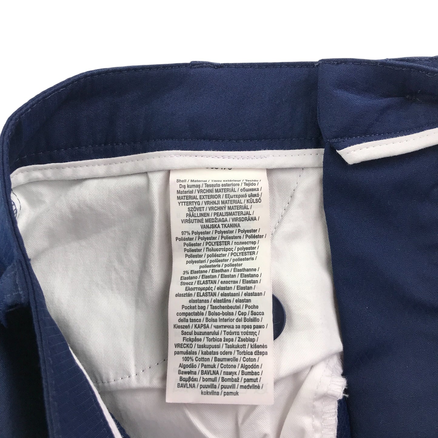 Puma Sport joggers 7-8 years navy golfing chino style with logo
