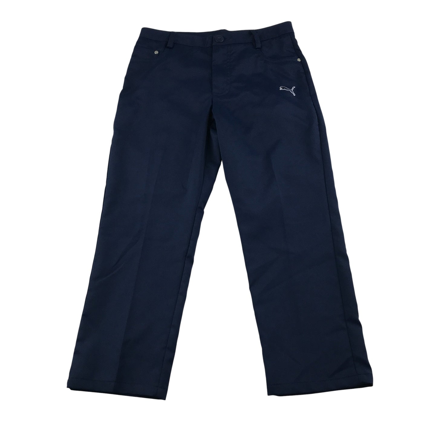 Puma Sport joggers 7-8 years navy golfing chino style with logo