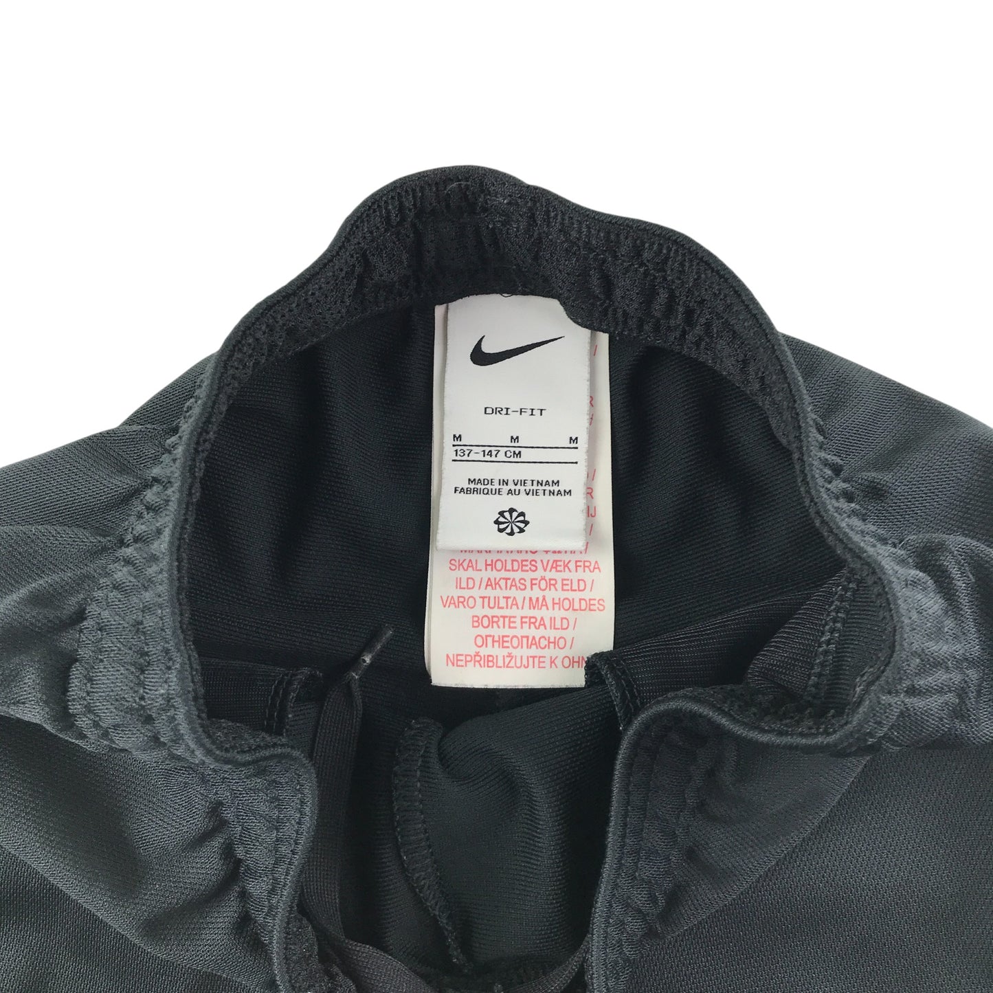 Nike joggers 9-10 years black plain with black logo elasticated waist