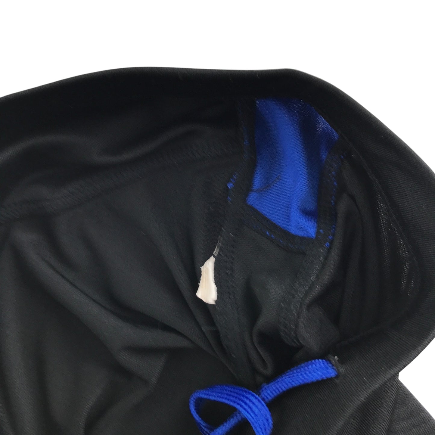 Karrimor sport leggings 9-10 year black with blue detailing and logo