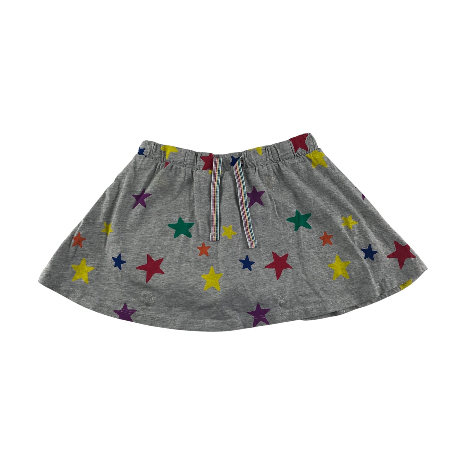Mountain warehouse skort 7-8 years grey with multicoloured star design print