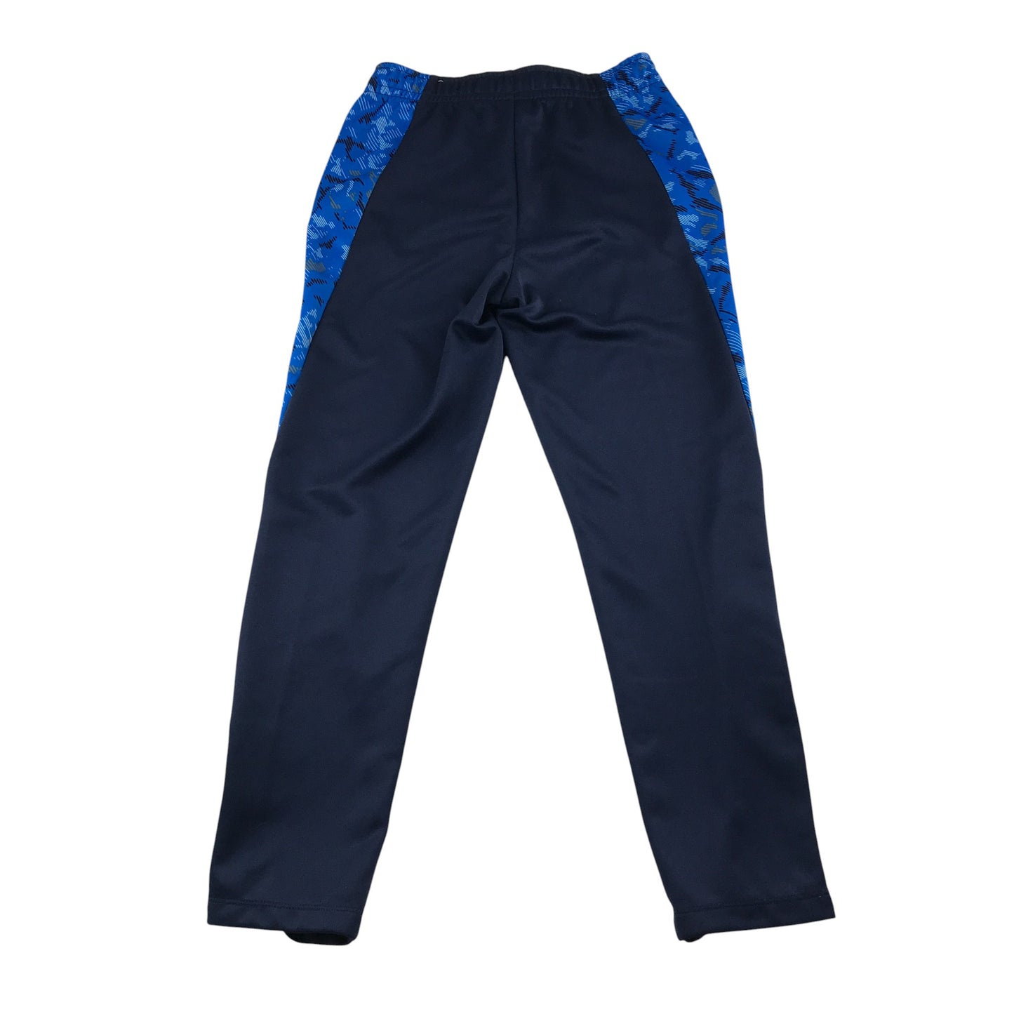 Puma joggers 11-12 years navy with blue side stripes and logo