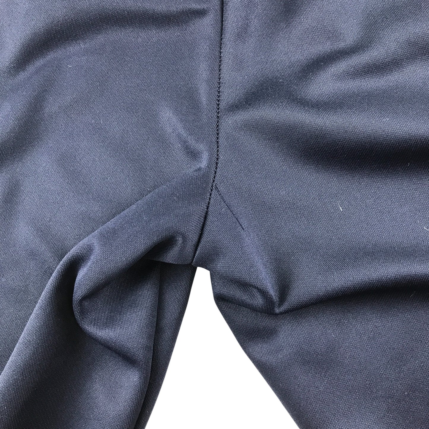 Puma joggers 11-12 years navy with blue side stripes and logo