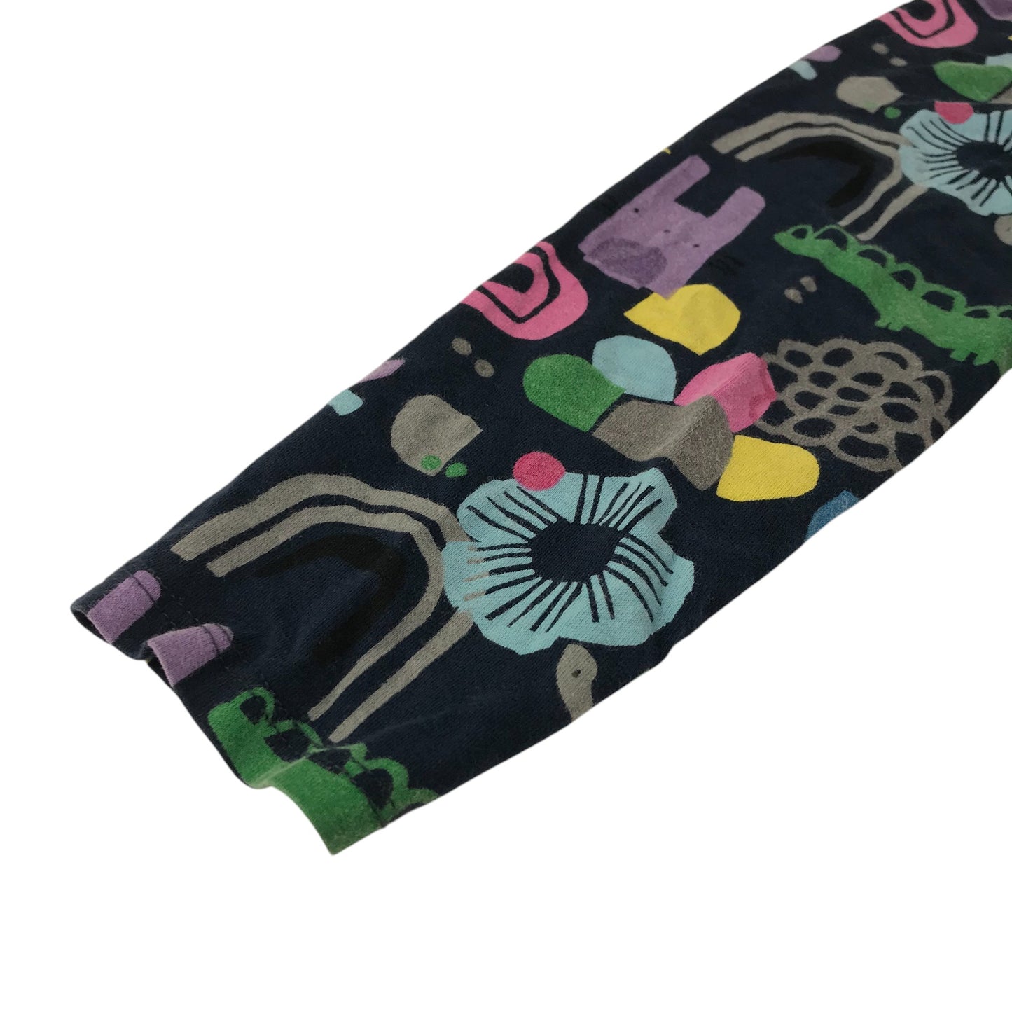 Next dress 4-5 years multicolour blue graphic animals print cotton