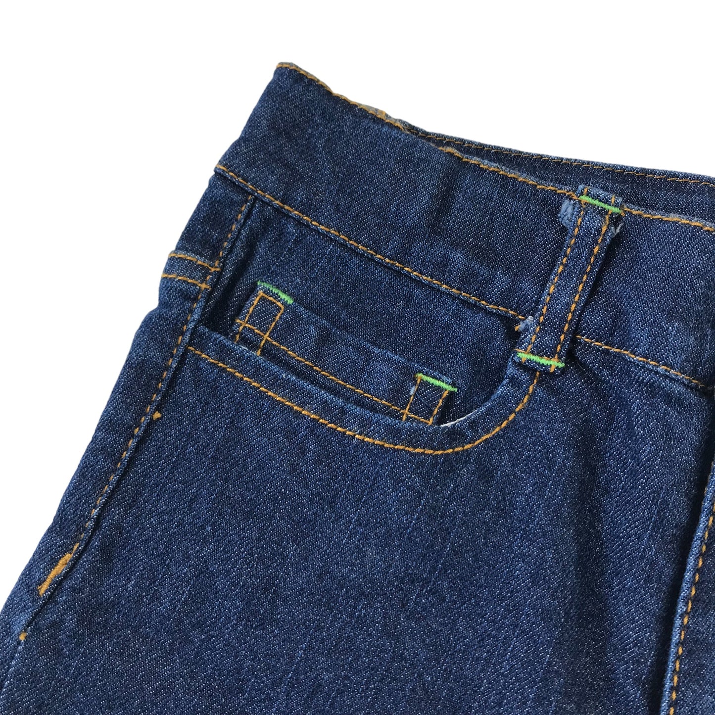 Bienzoe shorts 7-8 years blue denim adjustable waist
