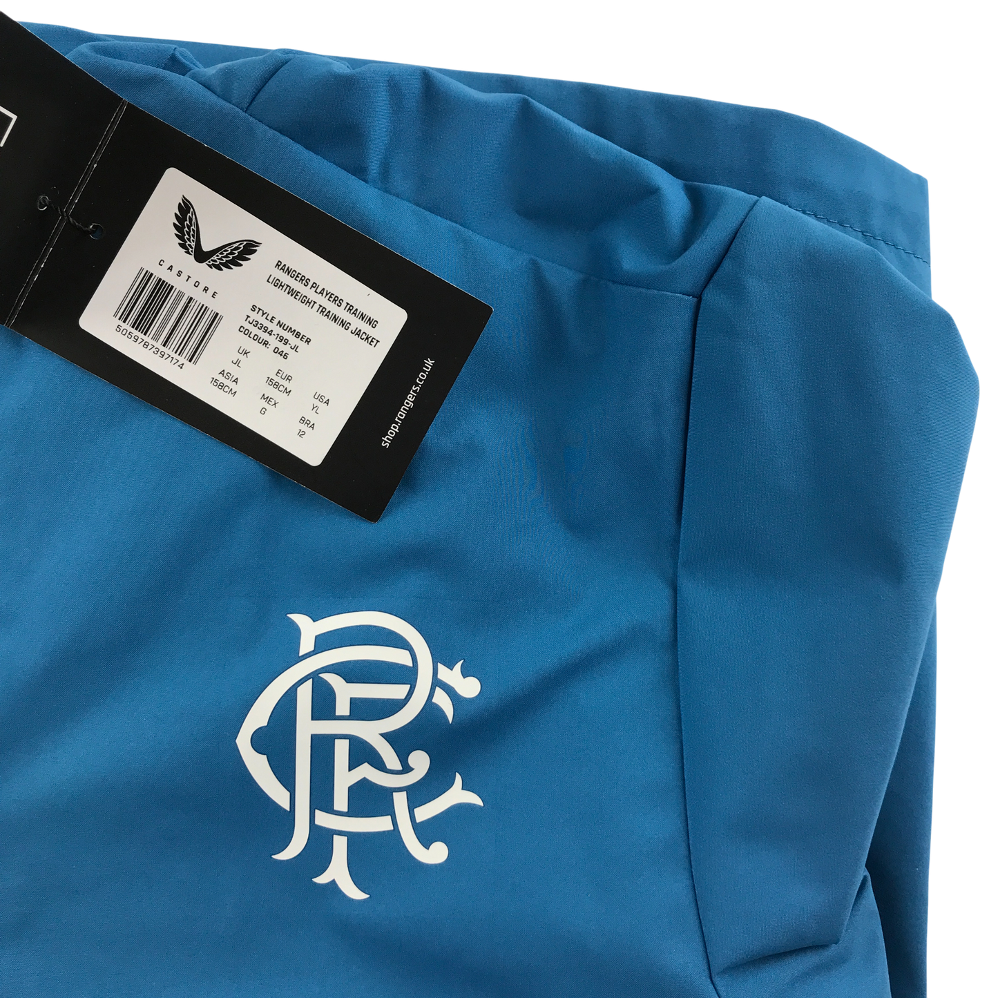 Castore Rangers FC Players Lightweight Training Jacket Blue