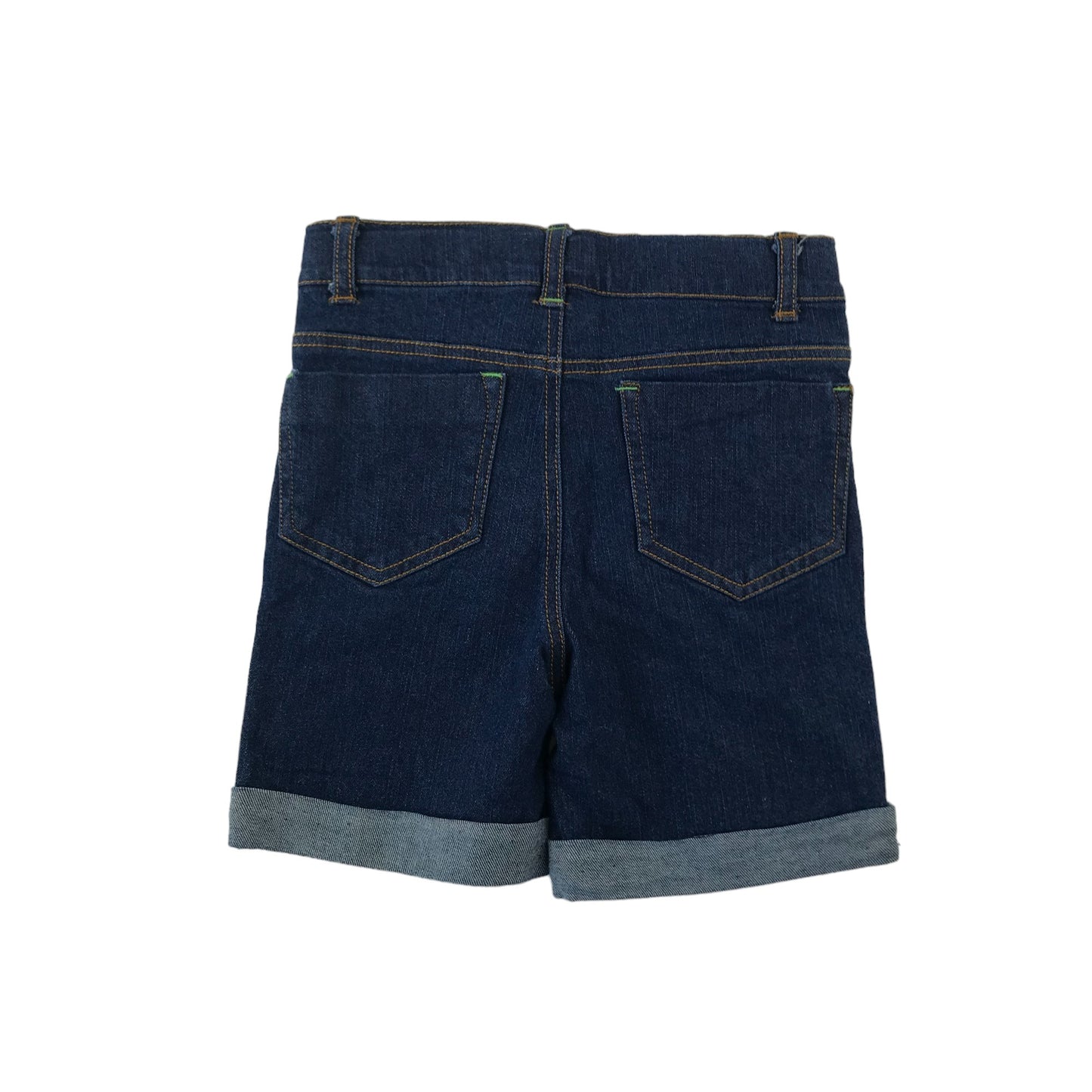 Bienzoe shorts 7-8 years blue denim adjustable waist