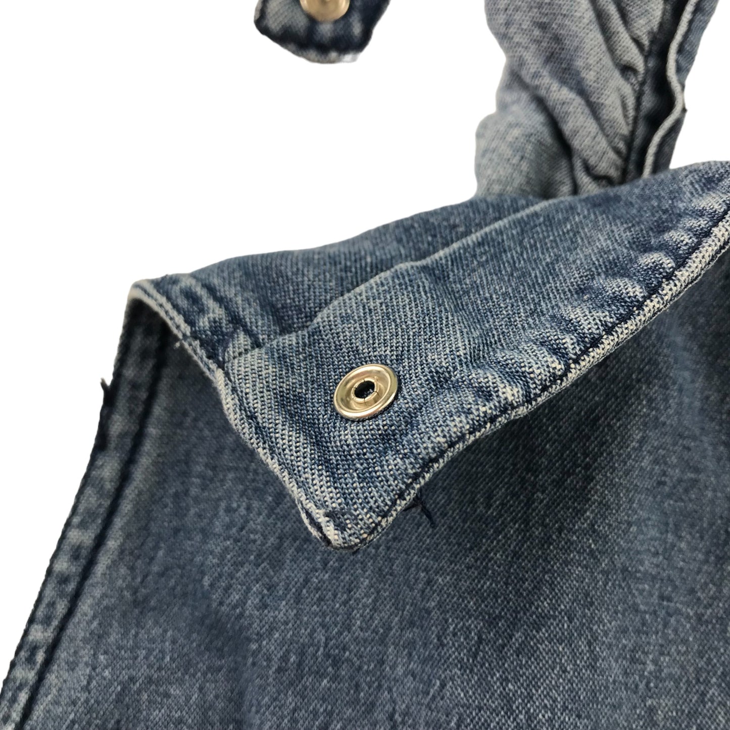 M&S Dungaree Age 6 Blue Denim Light Cotton