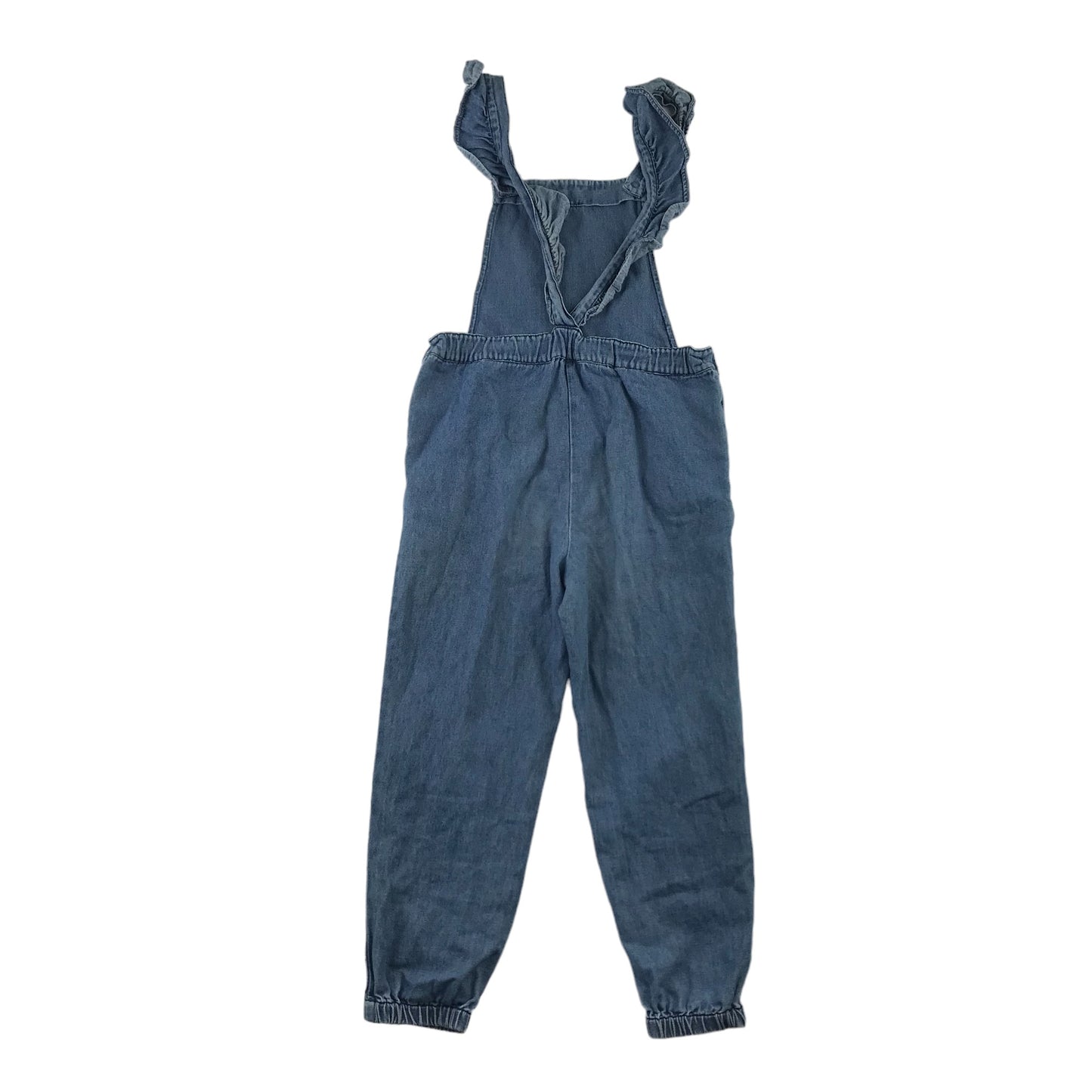 M&S Dungaree Age 6 Blue Denim Light Cotton