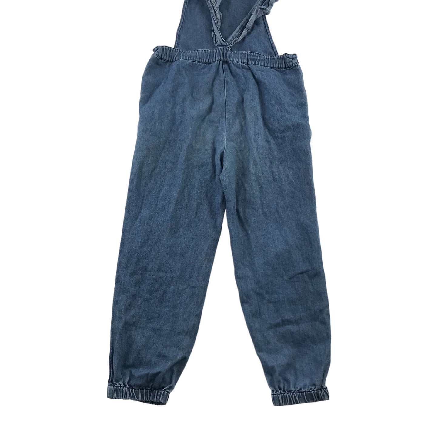 M&S Dungaree Age 6 Blue Denim Light Cotton
