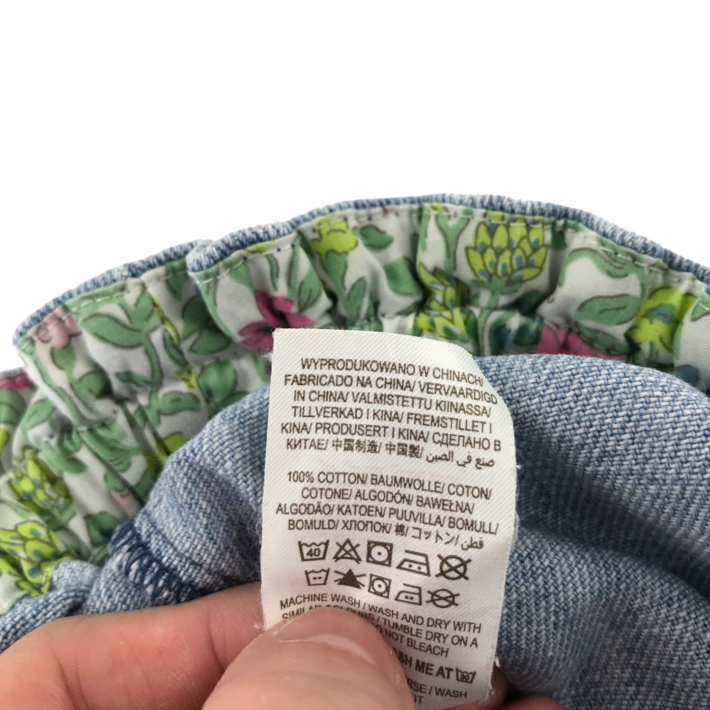 MiniBoden Jeans 7 years blue denim cotton love heart pockets