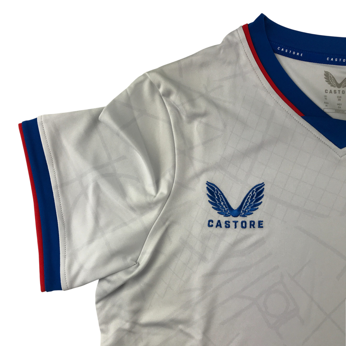 Castore Rangers FC Away Short Sleeve Shirt - Light Grey