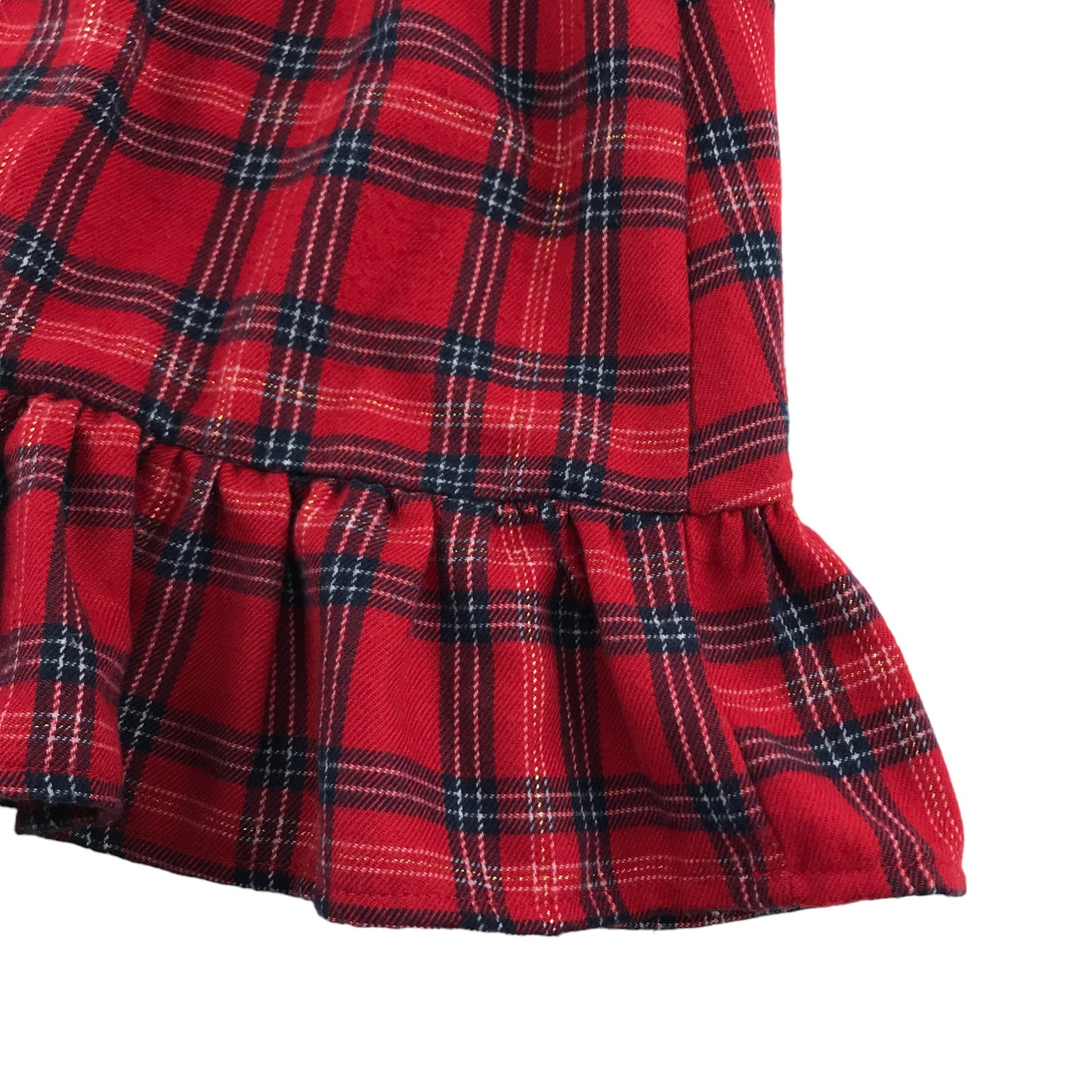 Primark Skirt Age 5 Red Checked Tartan