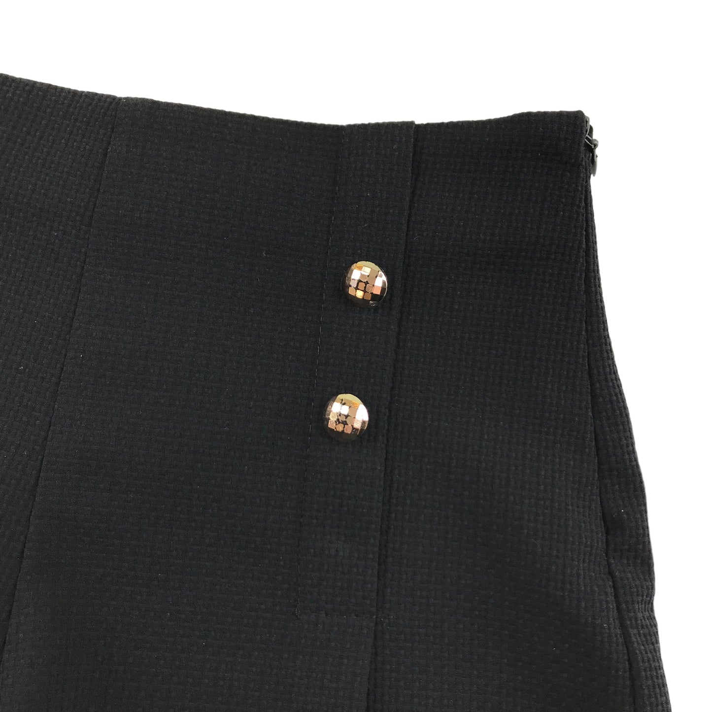 New Look Shorts Age 11 Black Button and pleat detail