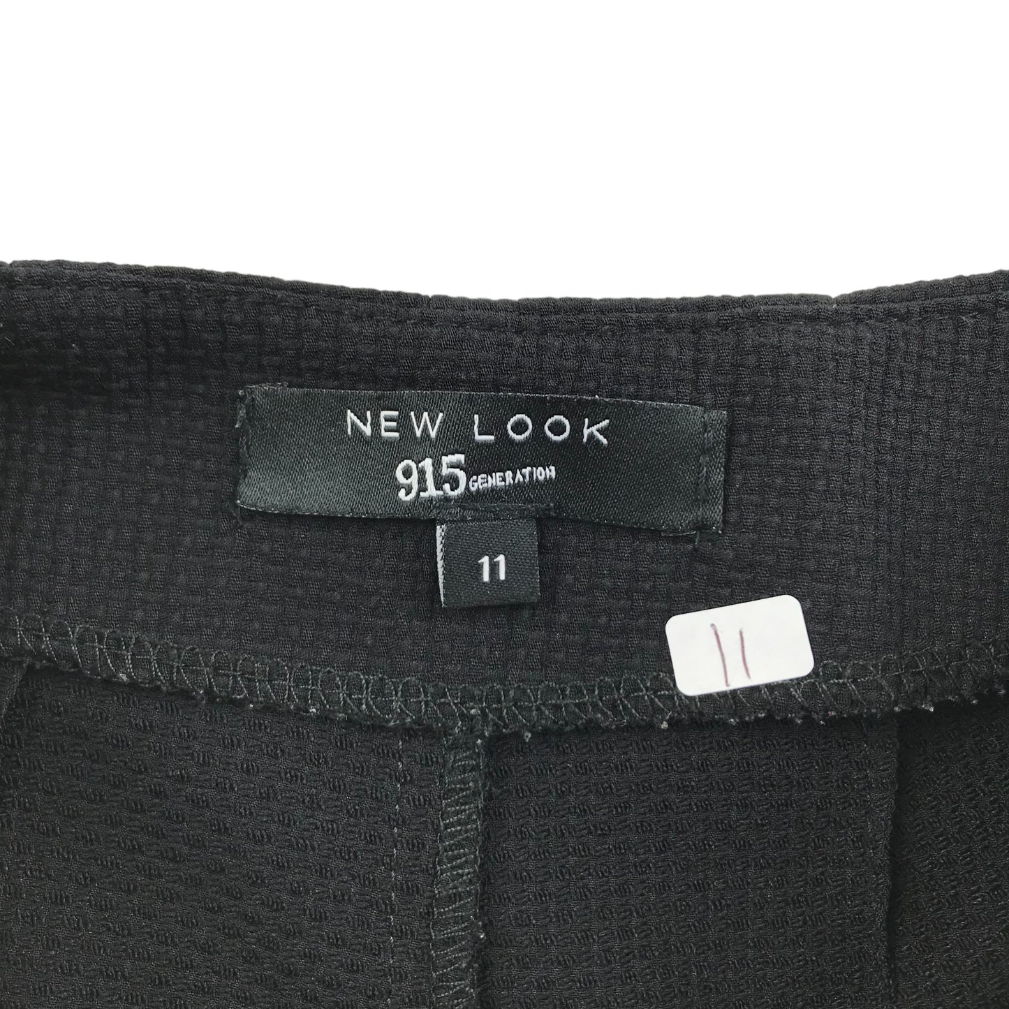 New Look Shorts Age 11 Black Button and pleat detail