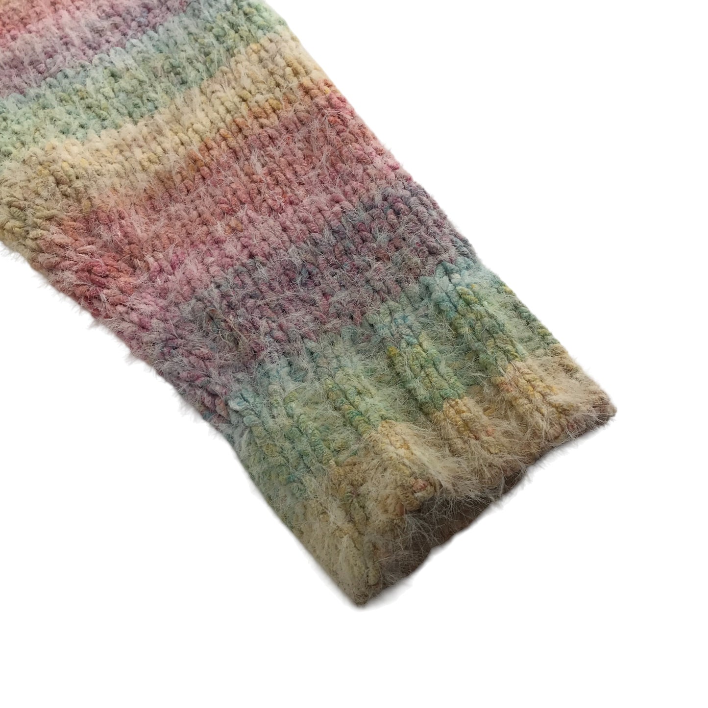 Next cardigan 10-11 years multicoloured stripy fluffy soft