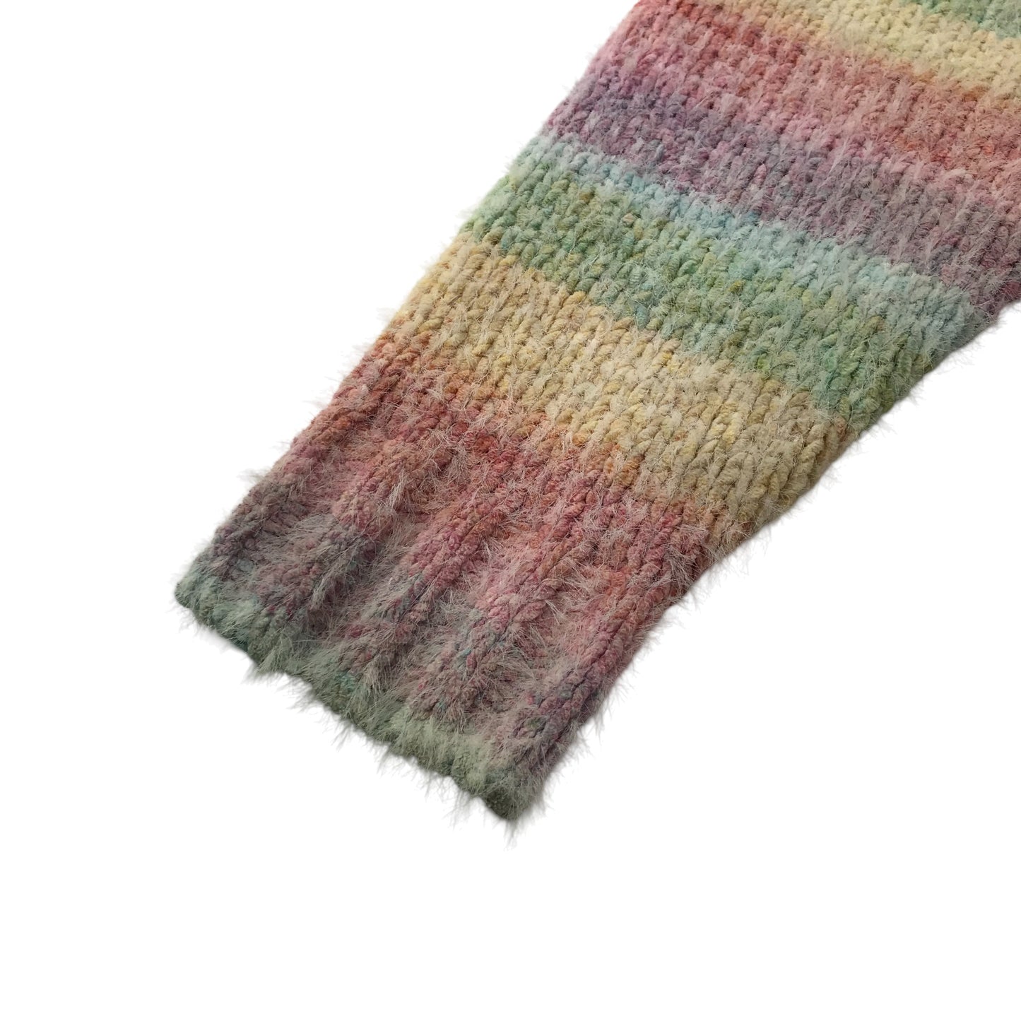 Next cardigan 10-11 years multicoloured stripy fluffy soft