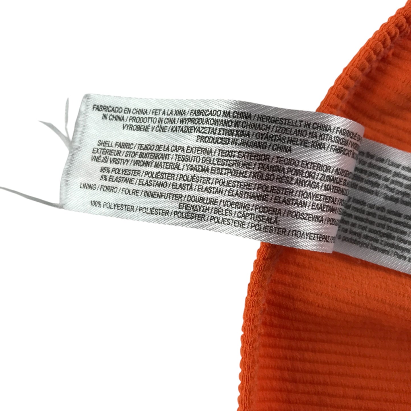 Primark swimsuit 11-12 years orange 2-piece set with daisy details