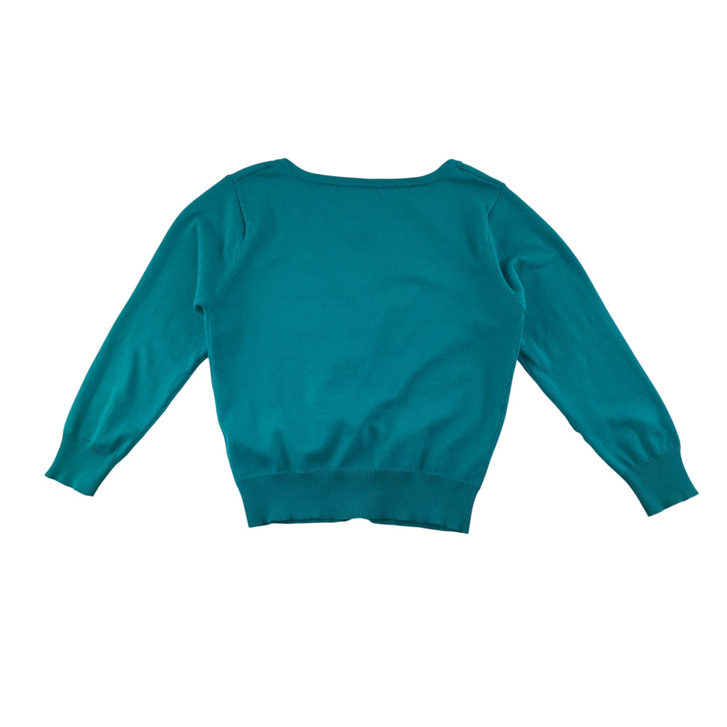 Primark Atmosphere Knit Cardigan UK 10 Turquoise Button Up