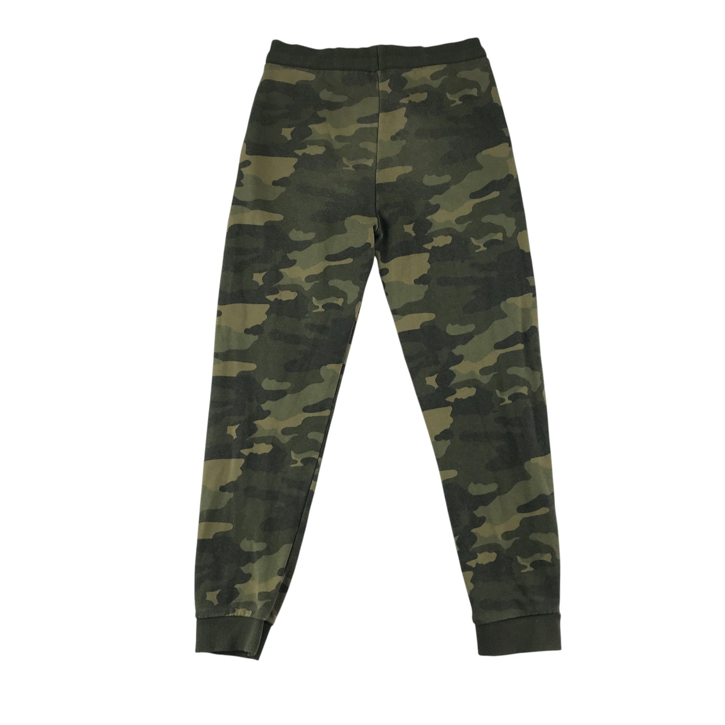 M&S joggers 10-11 years khaki green camo print cuffed legs